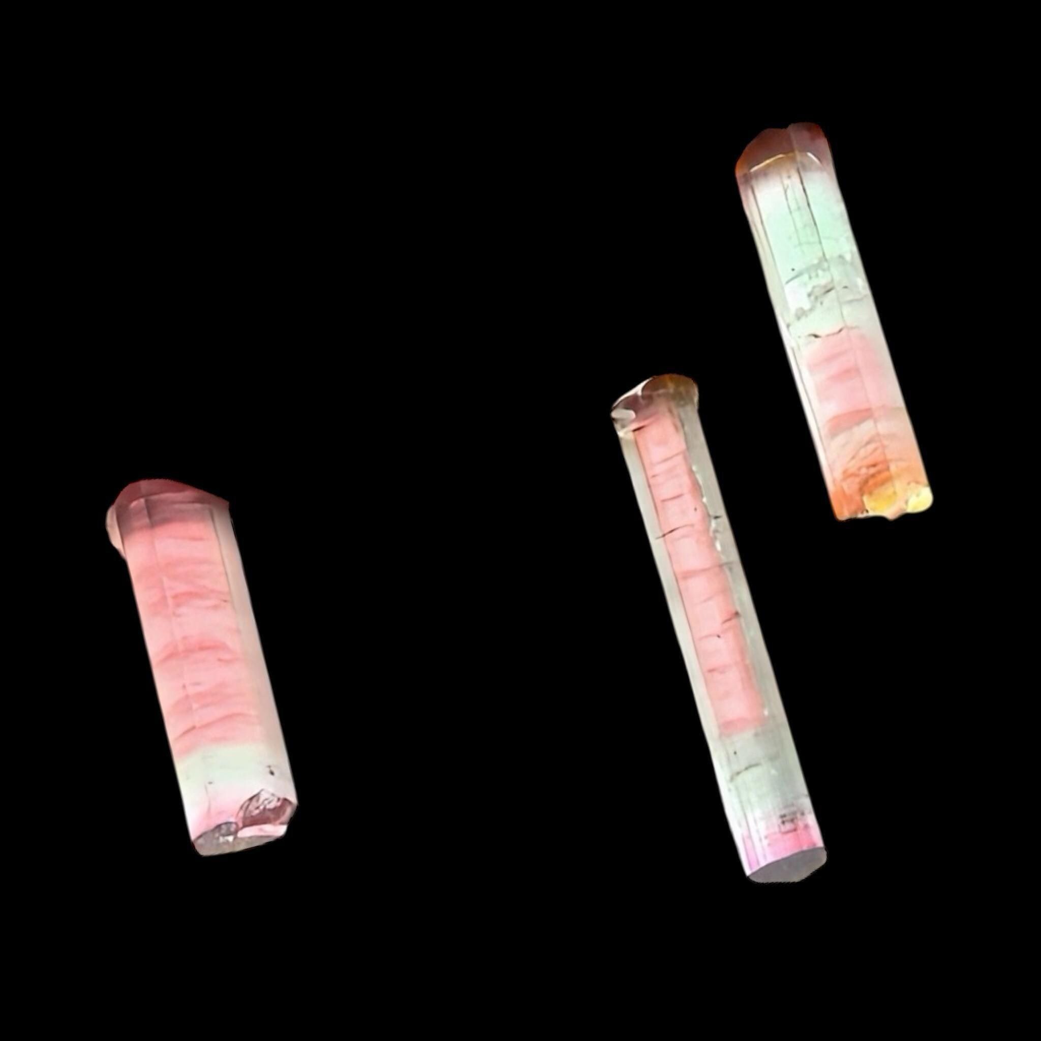 Tricolour tourmaline crystals, multicoloured tourmaline, elbaite tourmaline, ideal for jewellery makers, crystal collectors or crystal grids - Image 7