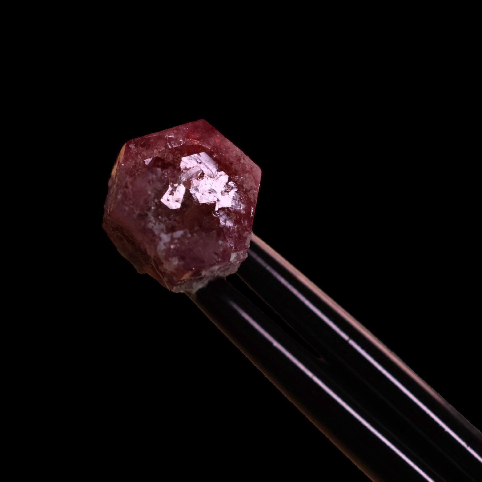 Red beryl crystal from utah natural rare mineral specimen - Image 9