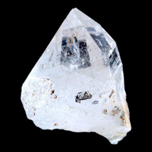 Rutile quartz crystal, natural quartz specimen for mineral collectors, swiss alpine crystal for display or collection