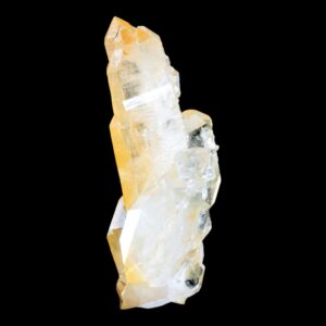Natural quartz crystal cluster, faden quartz specimen, mineral specimen for collectors, swiss alpine quartz display crystal