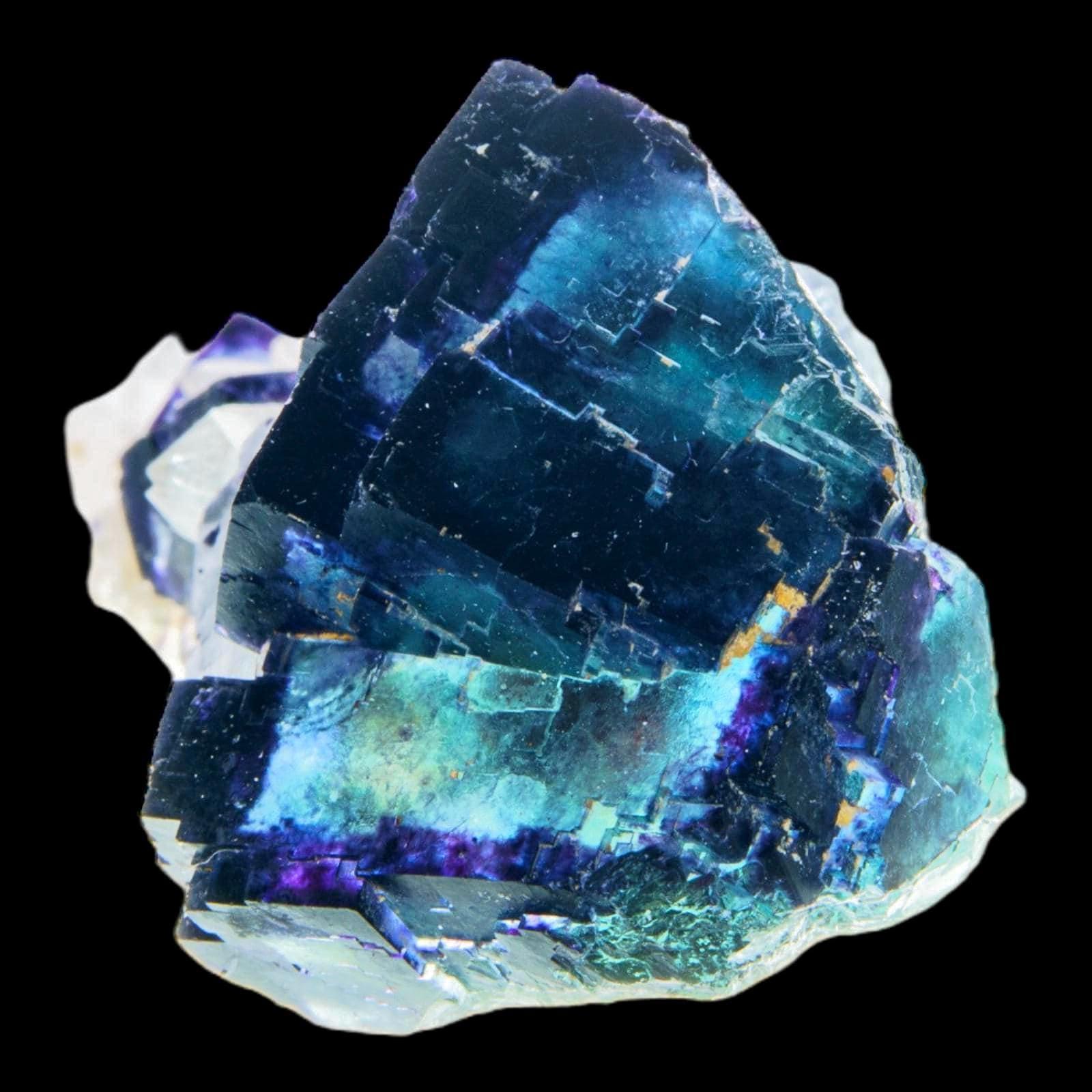 Purple fluorite crystal cluster with quartz from namibia, natural fluorite specimen, cubic fluorite mineral, rare collector crystal - Image 4