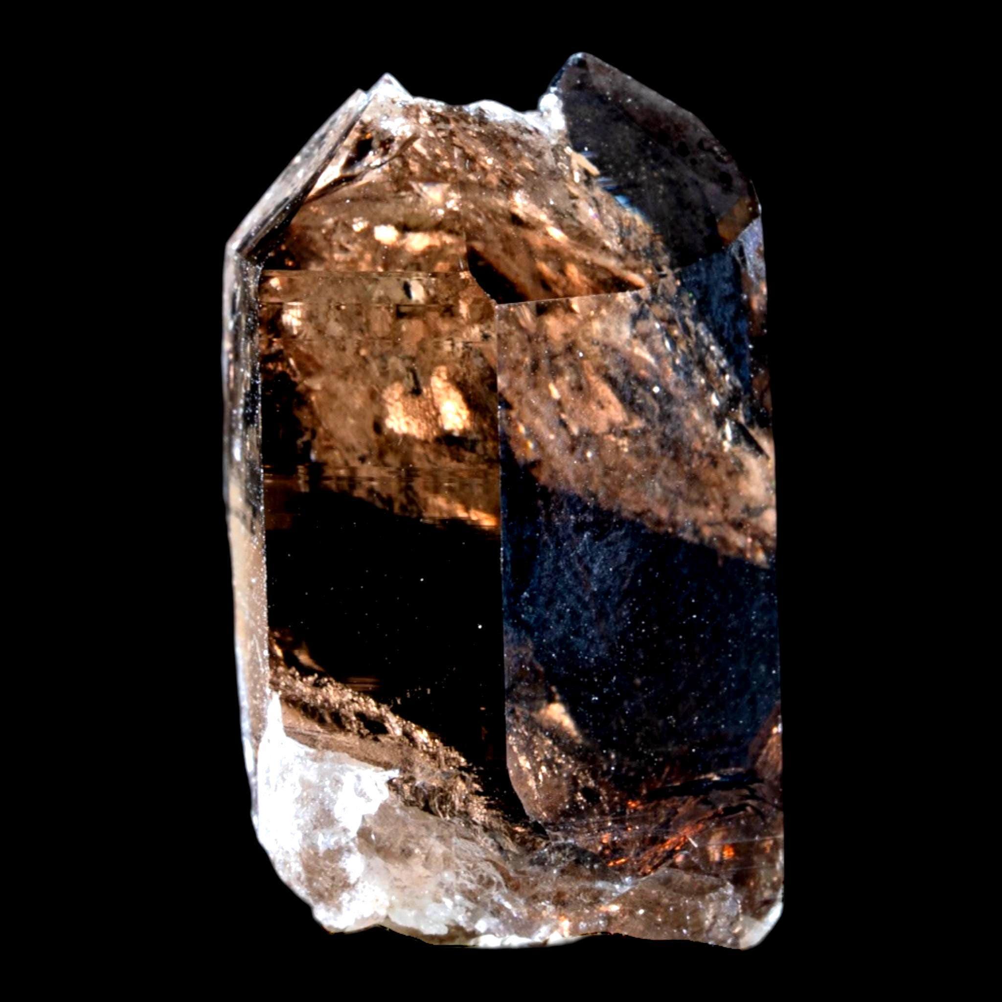 Morion Smoky quartz crystal dark raw quartz crystal natural quartz specimen black quartz crystal for display collectors crystal gift