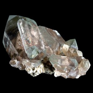 Smoky quartz crystal cluster from swiss alps, natural smoky quartz point, raw quartz specimen for collectors, crystal home decor gift