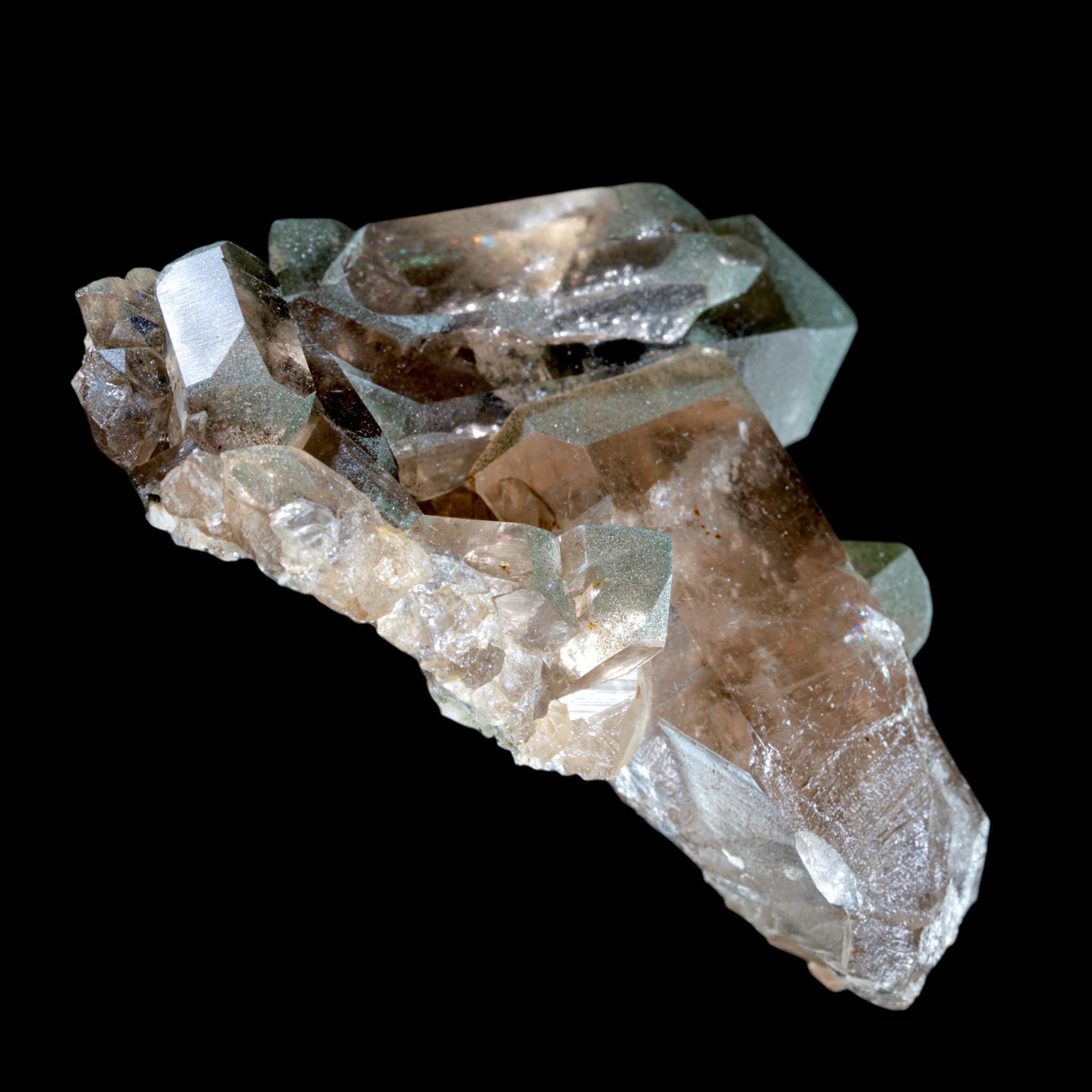 Smoky quartz crystal cluster from swiss alps, natural smoky quartz point, raw quartz specimen for collectors, crystal home decor gift - Image 5