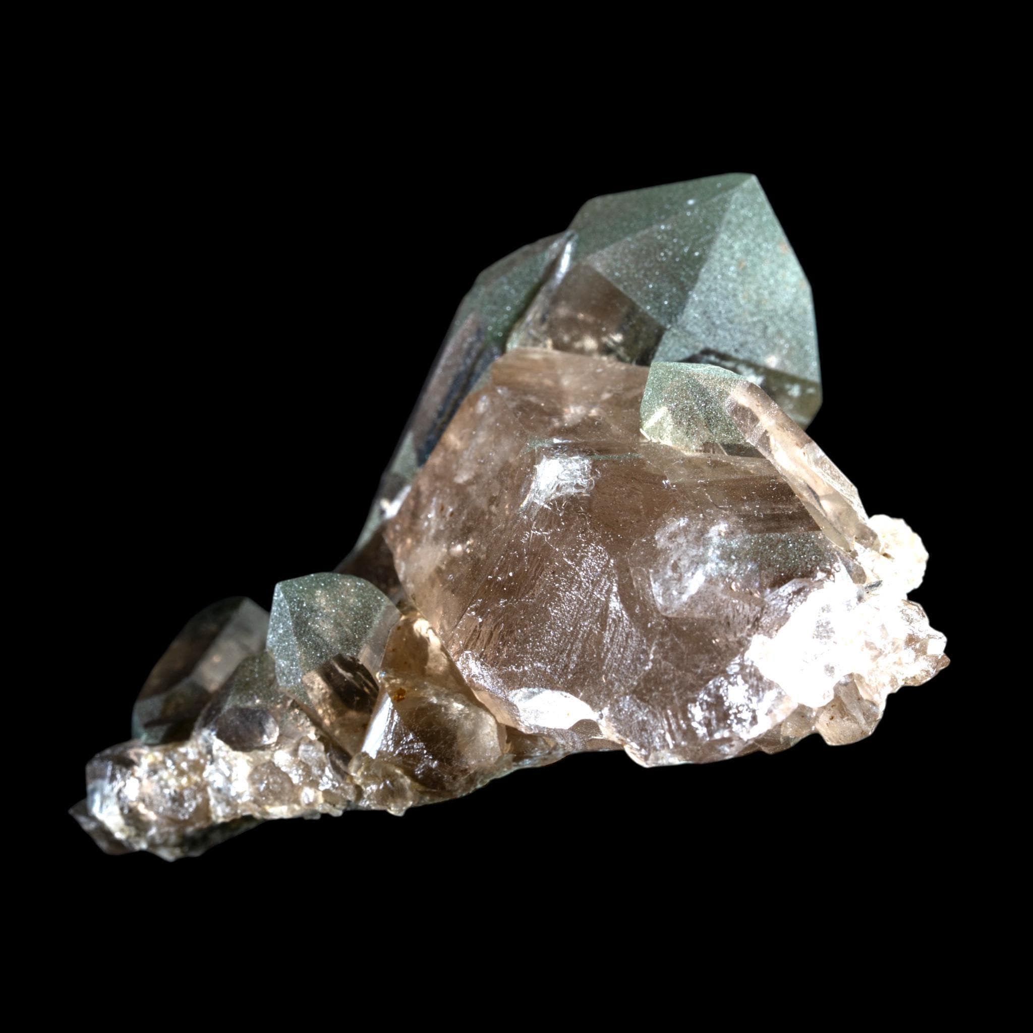 Smoky quartz crystal cluster from swiss alps, natural smoky quartz point, raw quartz specimen for collectors, crystal home decor gift - Image 6