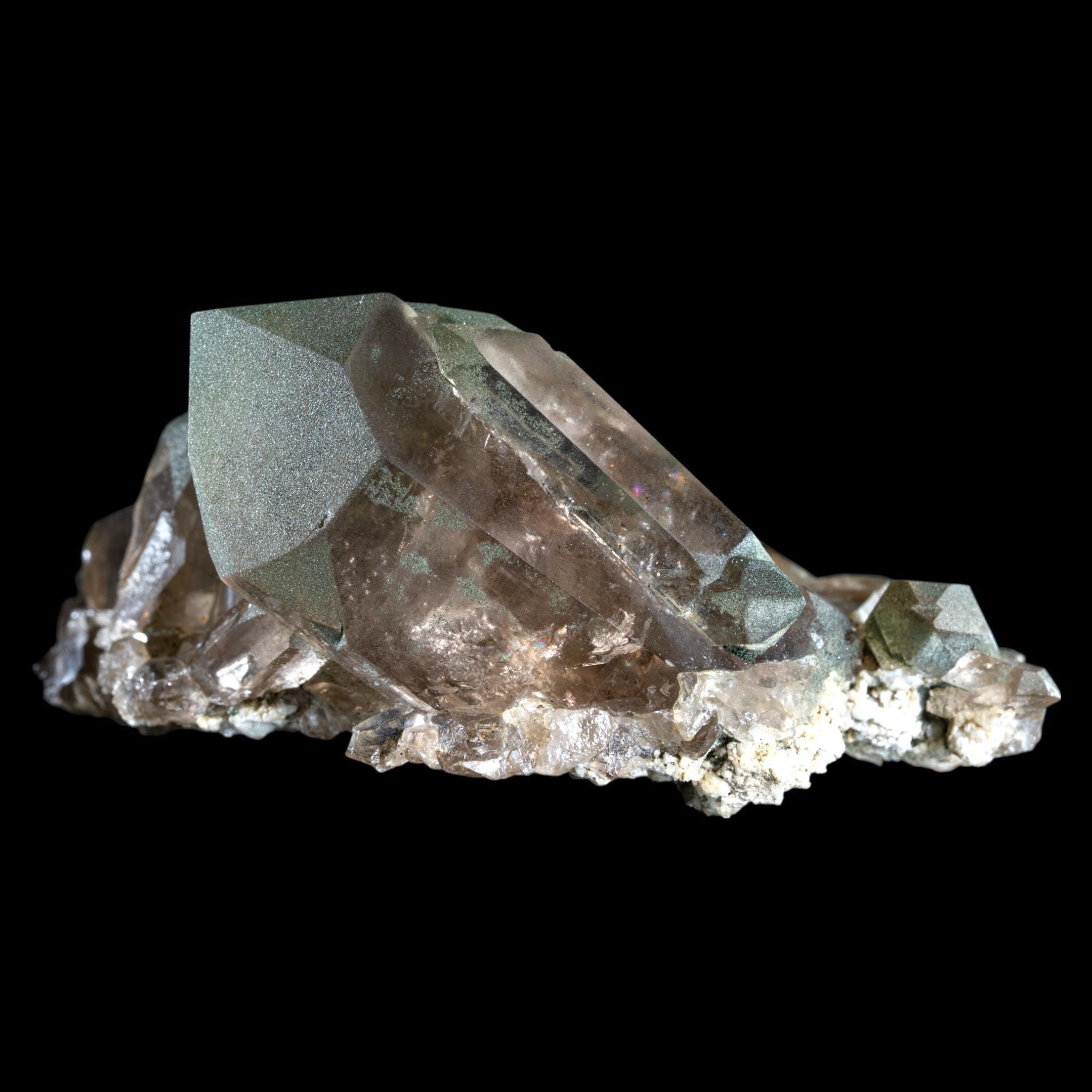 Smoky quartz crystal cluster from swiss alps, natural smoky quartz point, raw quartz specimen for collectors, crystal home decor gift - Image 7