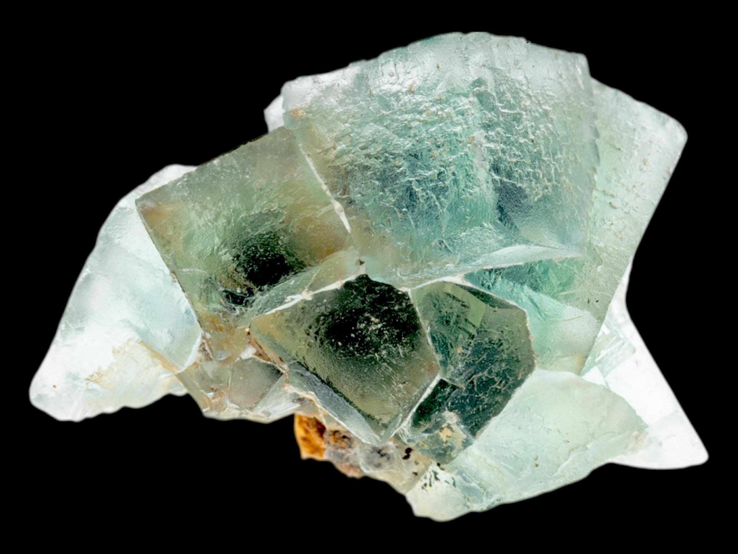 Fluorite cluster, green fluorite crystal specimen, natural cubic fluorite with matrix base, okorusu namibia - Image 3