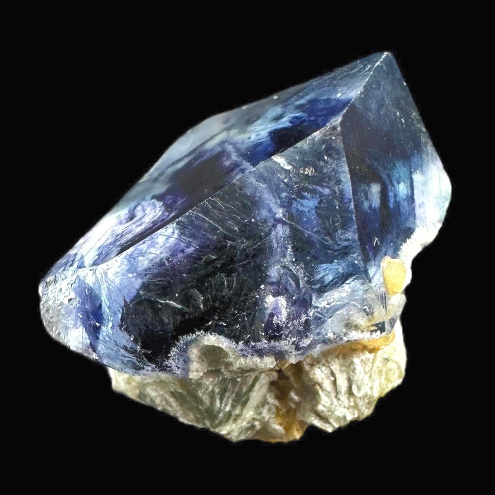 Fluorite crystal phantom formation, raw green and purple fluorite from china, chinese mineral specimen, crystal for display or collection - Image 7