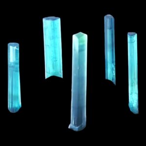 Blue tourmaline crystal from afghanistan natural tourmaline for jewellery making wire wrap pendant stone