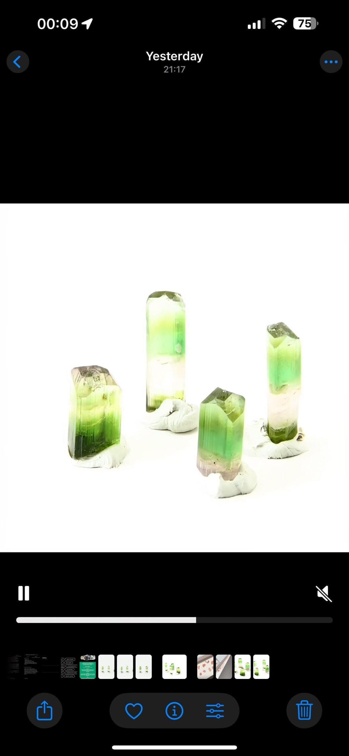Green and pink paprok tourmaline crystal from afghanistan, natural tricolour miniature, terminated crystal for collectors or gifts - Image 11