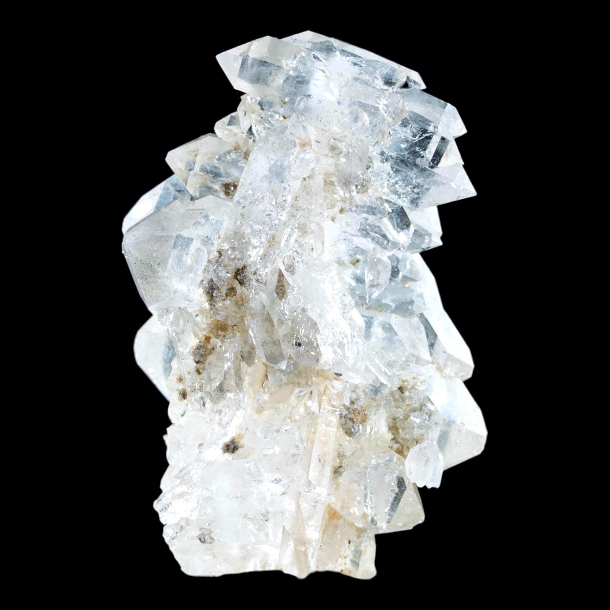 Faden quartz crystal cluster, swiss alpine quartz specimen, natural clear quartz for collectors, raw crystal for display, mineral decor - Image 2
