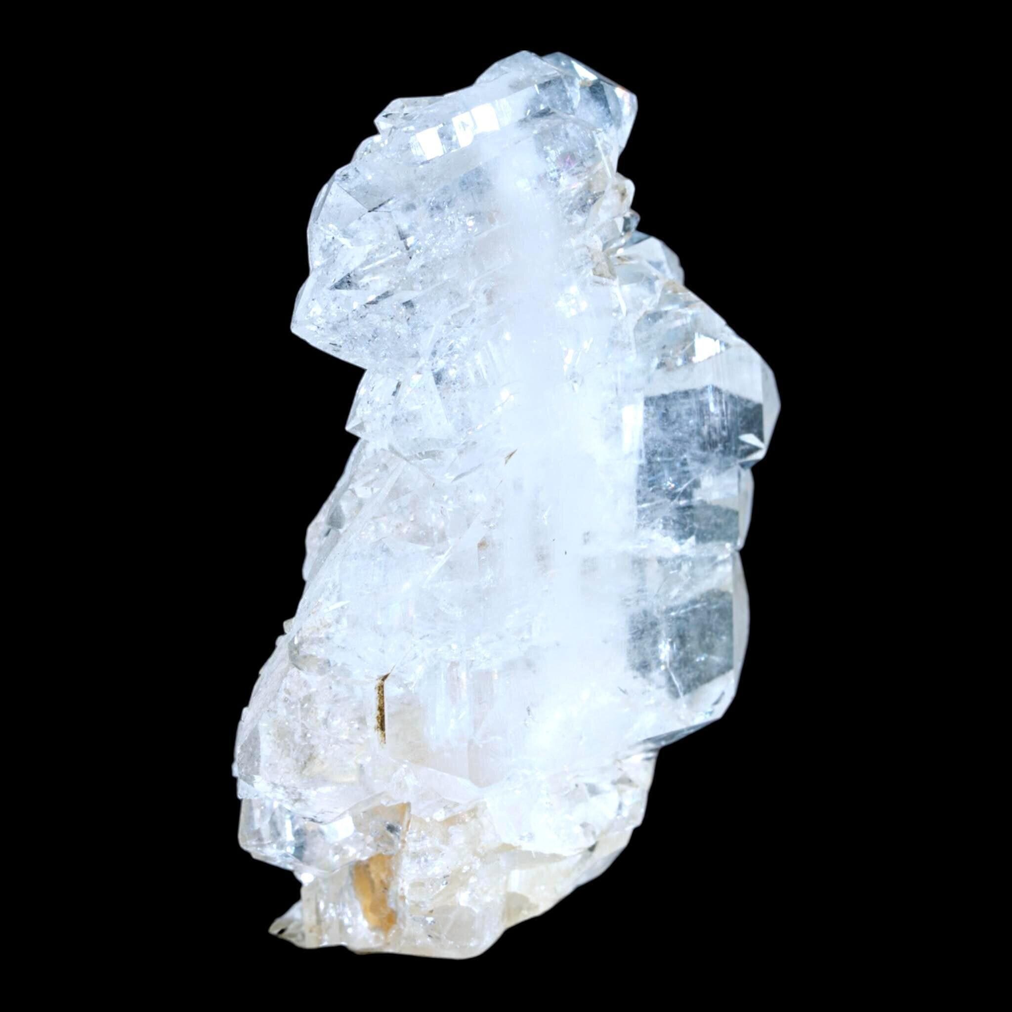 Faden quartz crystal cluster, swiss alpine quartz specimen, natural clear quartz for collectors, raw crystal for display, mineral decor - Image 4
