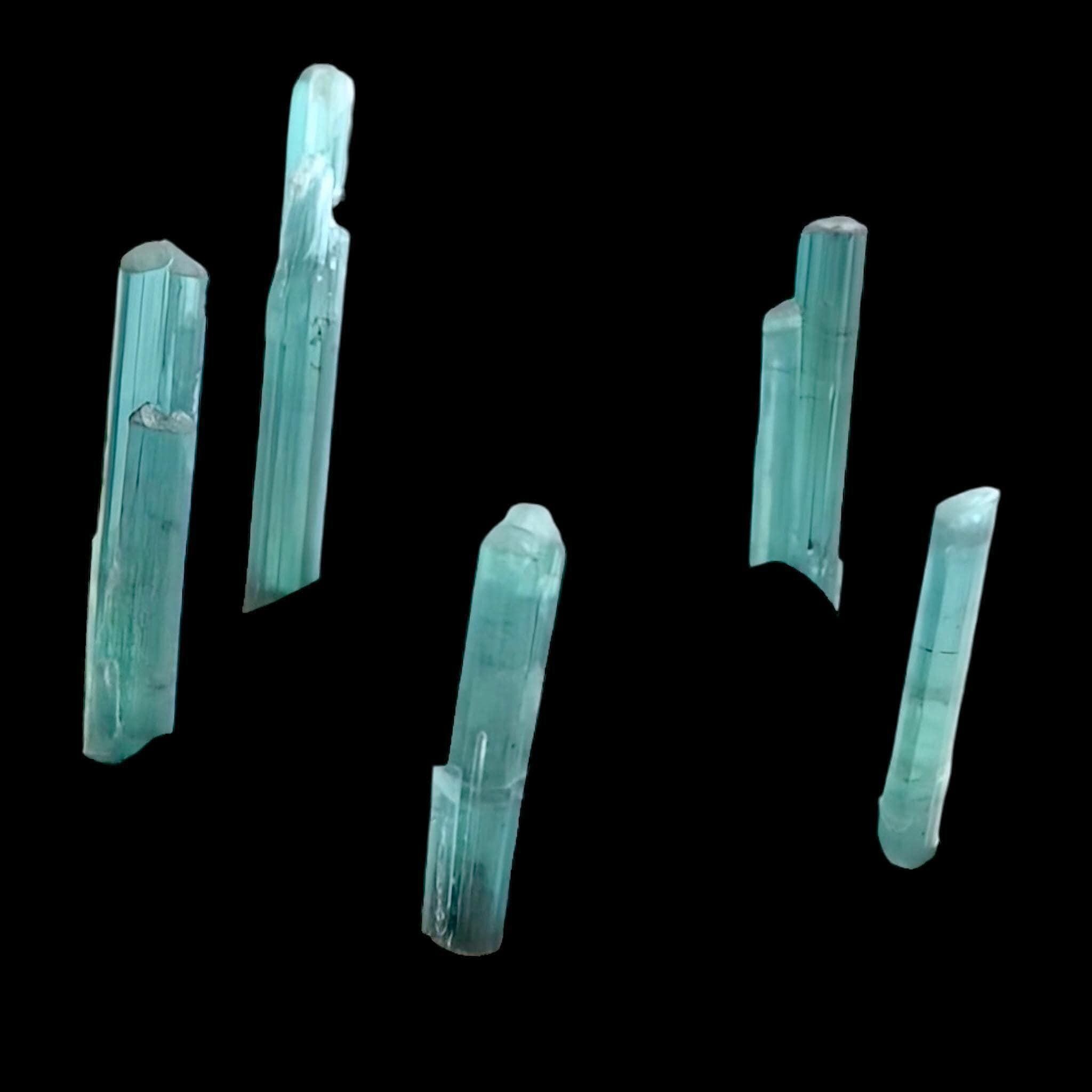 Blue tourmaline crystal, raw tourmaline point, natural tourmaline for jewellery making, wire wrap crystal, collector specimen - Image 8