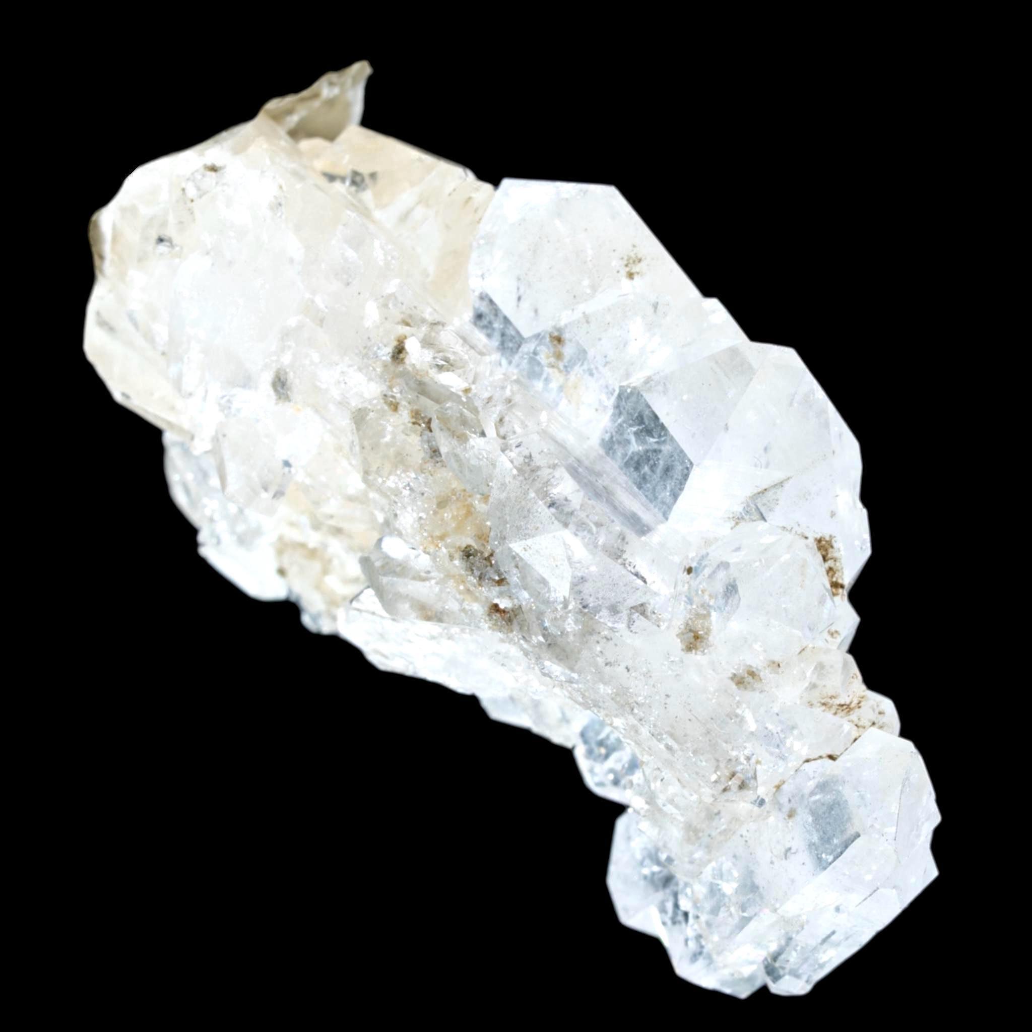 Faden quartz crystal cluster, swiss alpine quartz specimen, natural clear quartz for collectors, raw crystal for display, mineral decor - Image 6
