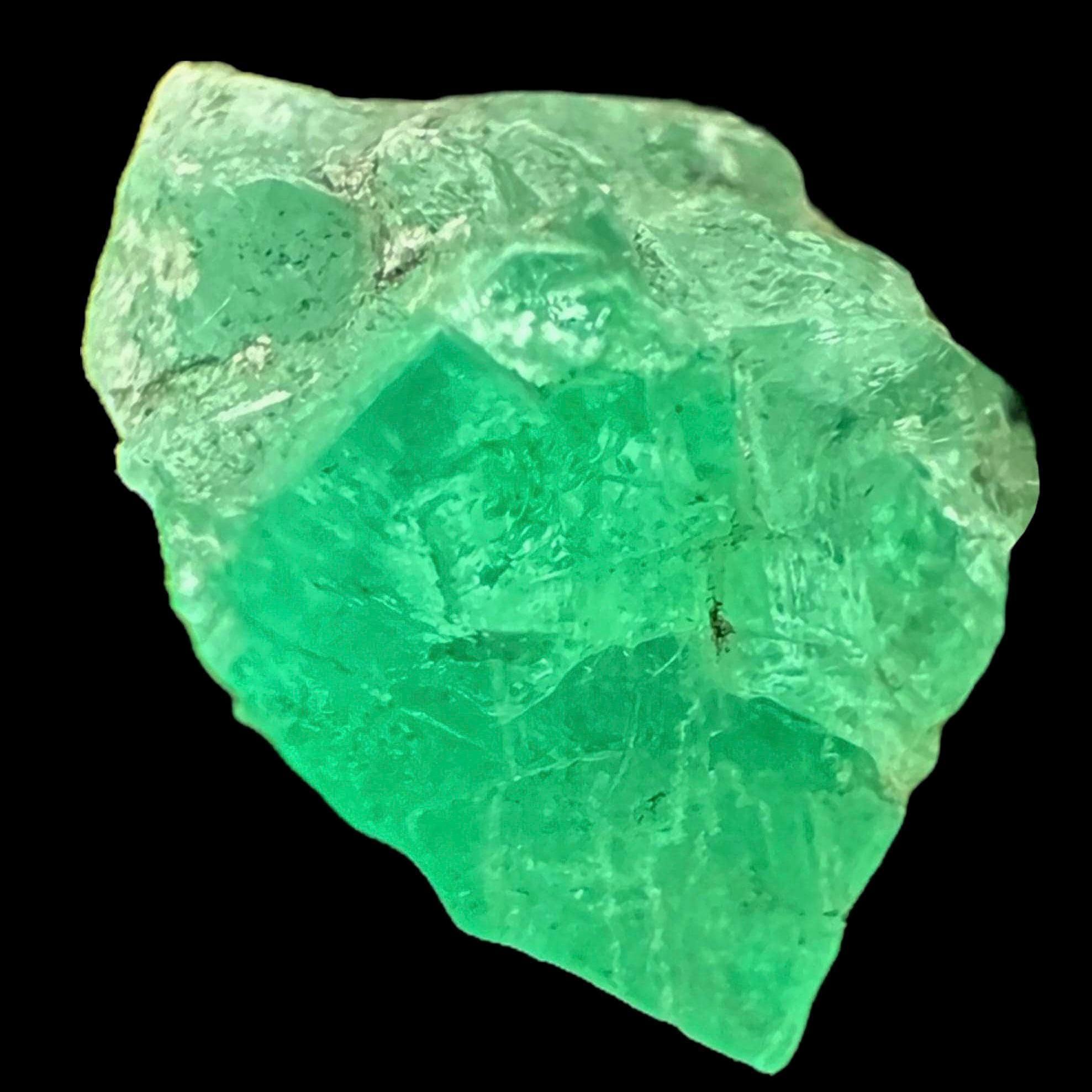 Emerald crystal raw sustainably mined, colombian emerald specimen from coscuez, uncut natural green emerald stone for collectors