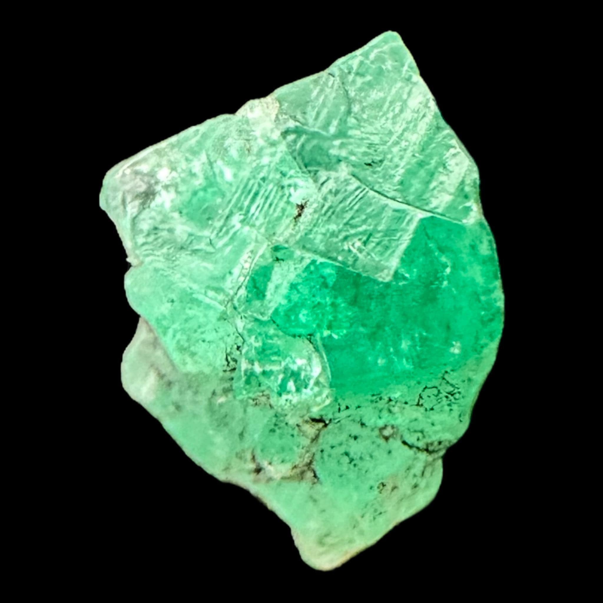 Emerald crystal raw sustainably mined, colombian emerald specimen from coscuez, uncut natural green emerald stone for collectors - Image 2