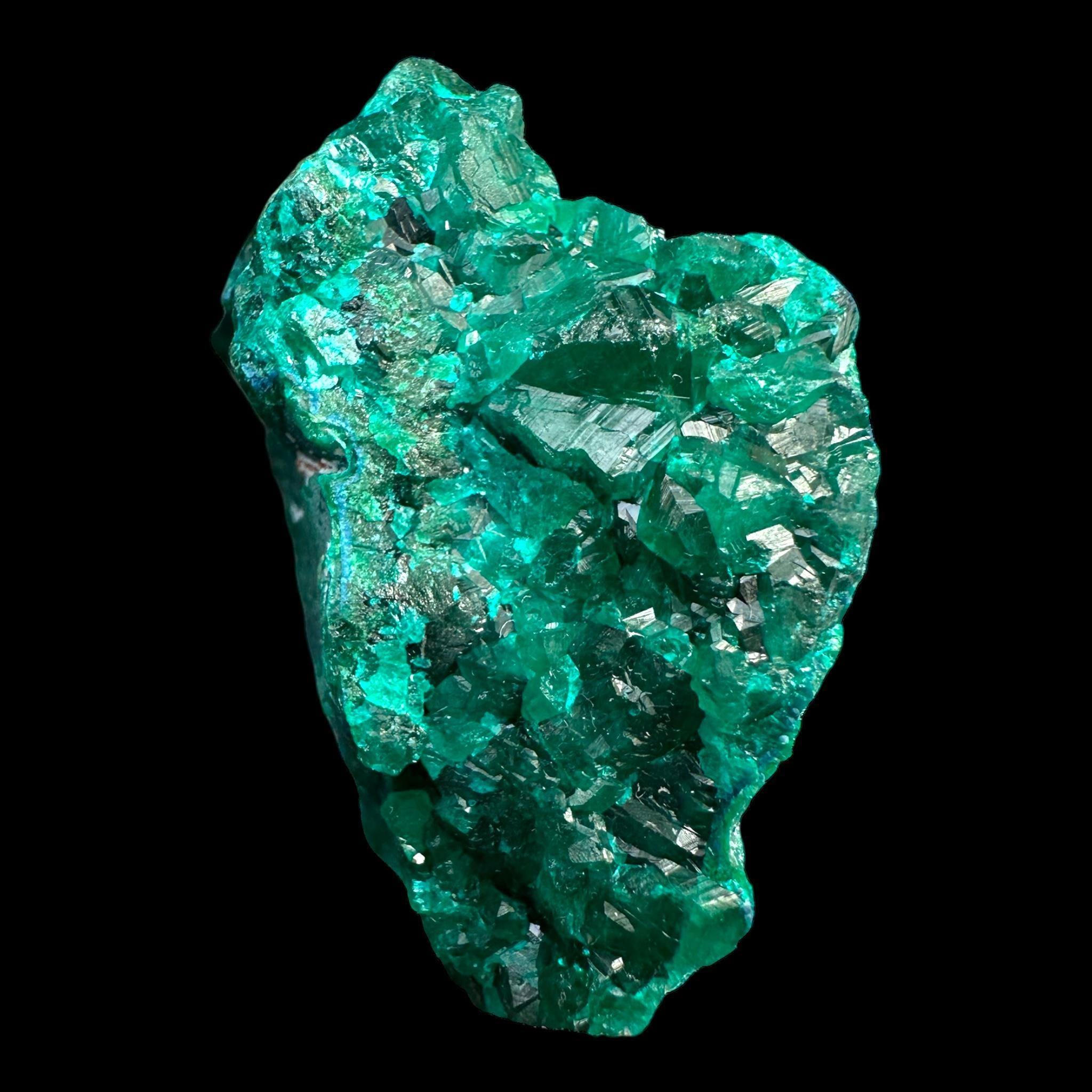 Dioptase crystal mineral specimen for collectors perfect for crystal healing or home decor