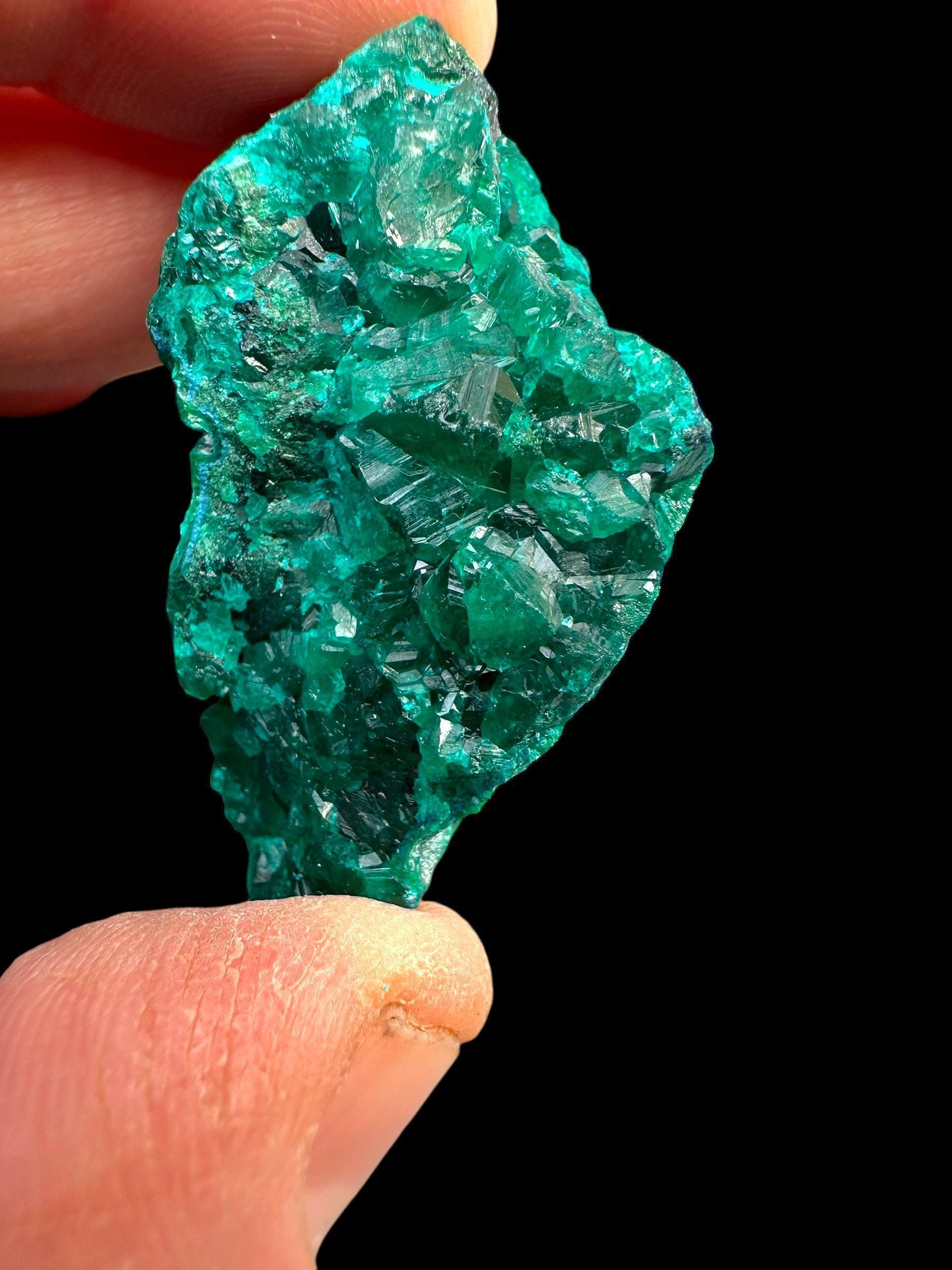 Dioptase crystal mineral specimen for collectors perfect for crystal healing or home decor - Image 6