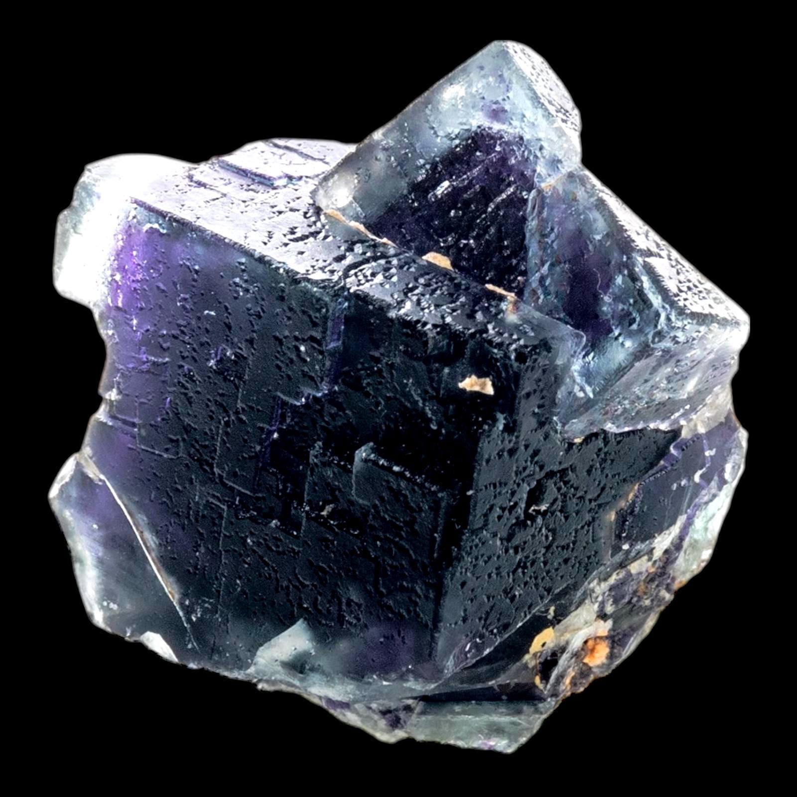 Fluorite crystal cube on matrix raw fluorite cluster miniature fluorite specimen natural fluorite for display collectors piece - Image 6