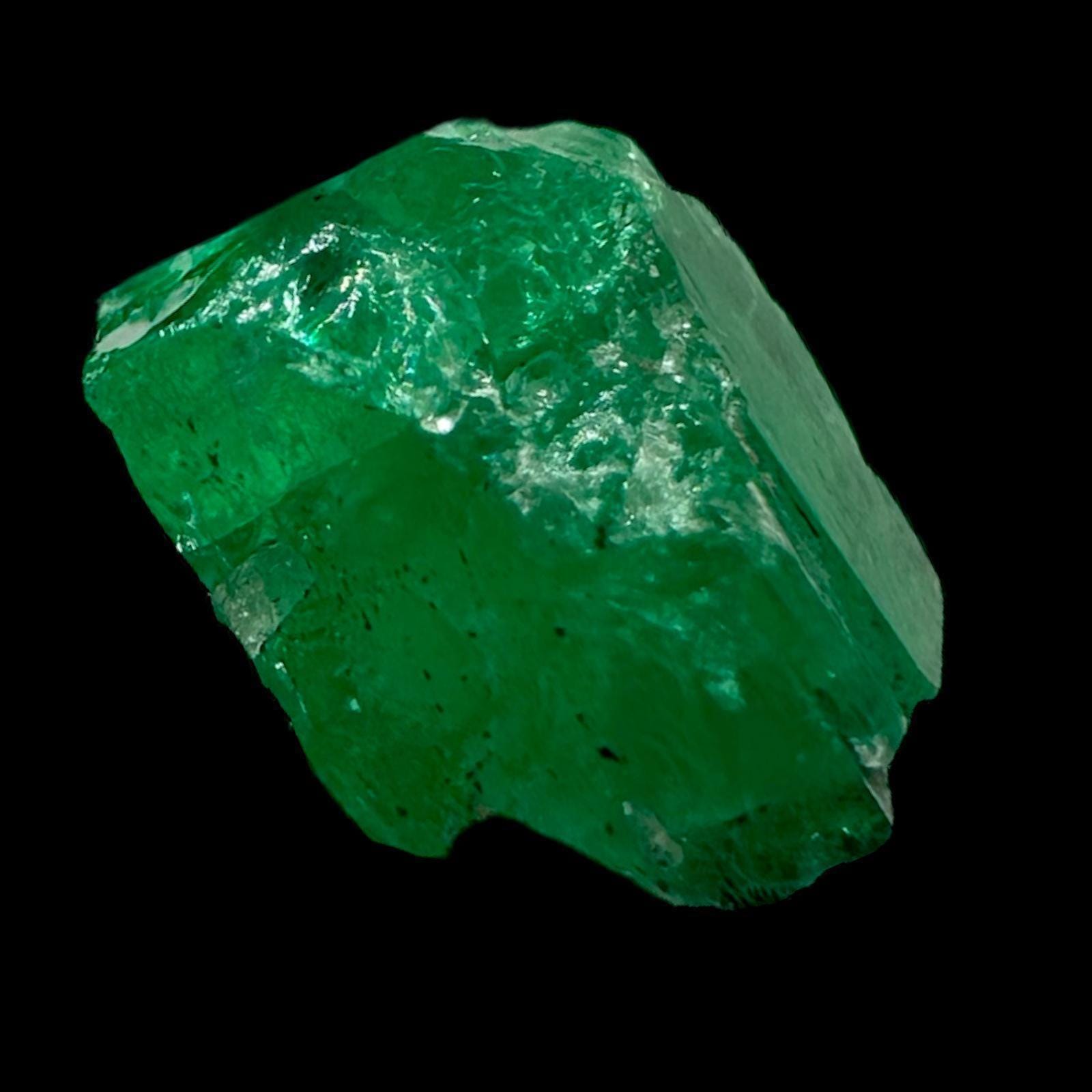 Colombian emerald raw crystal specimen natural rough emerald green raw emerald from coscuez mine - Image 3