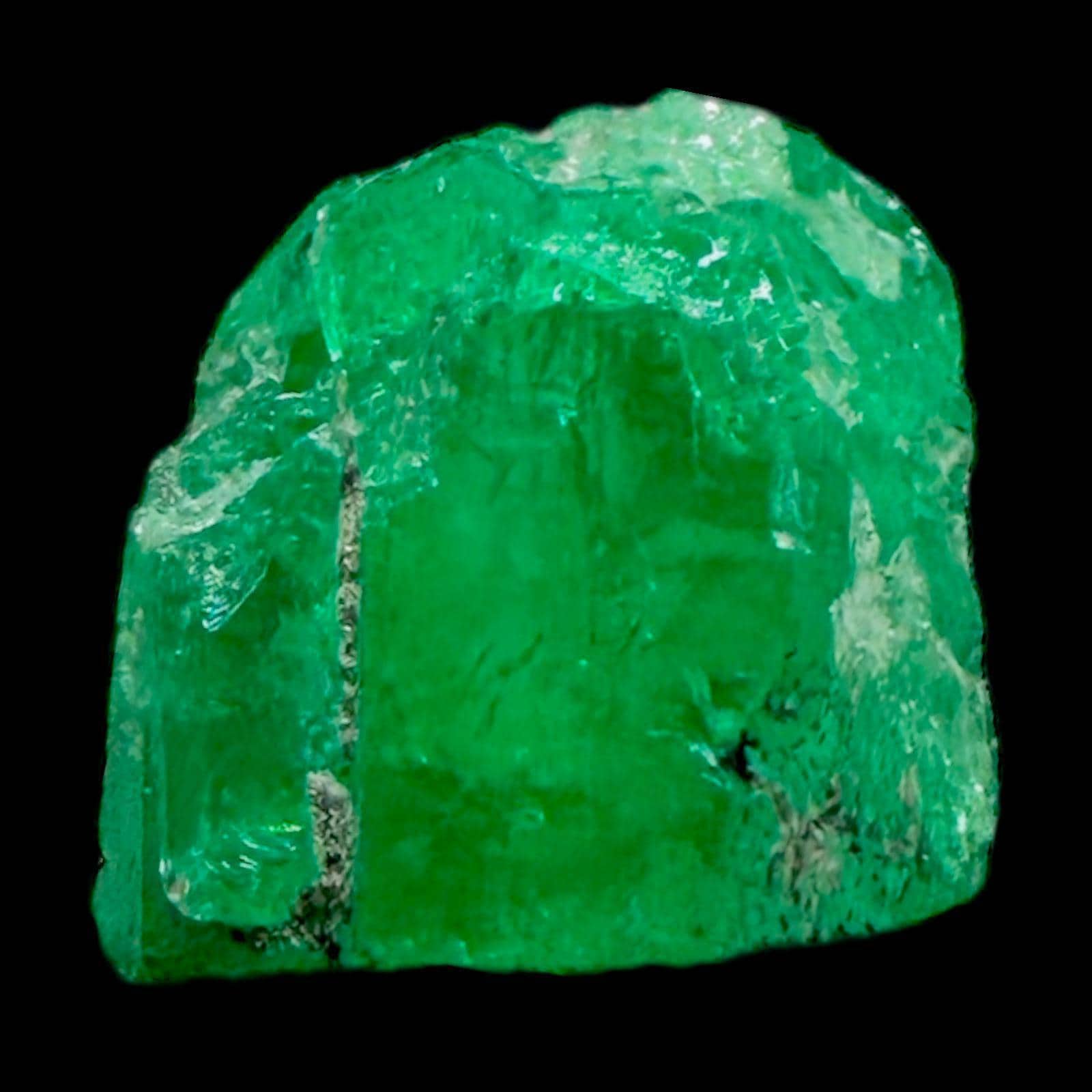 Colombian emerald raw crystal specimen natural rough emerald green raw emerald from coscuez mine - Image 8