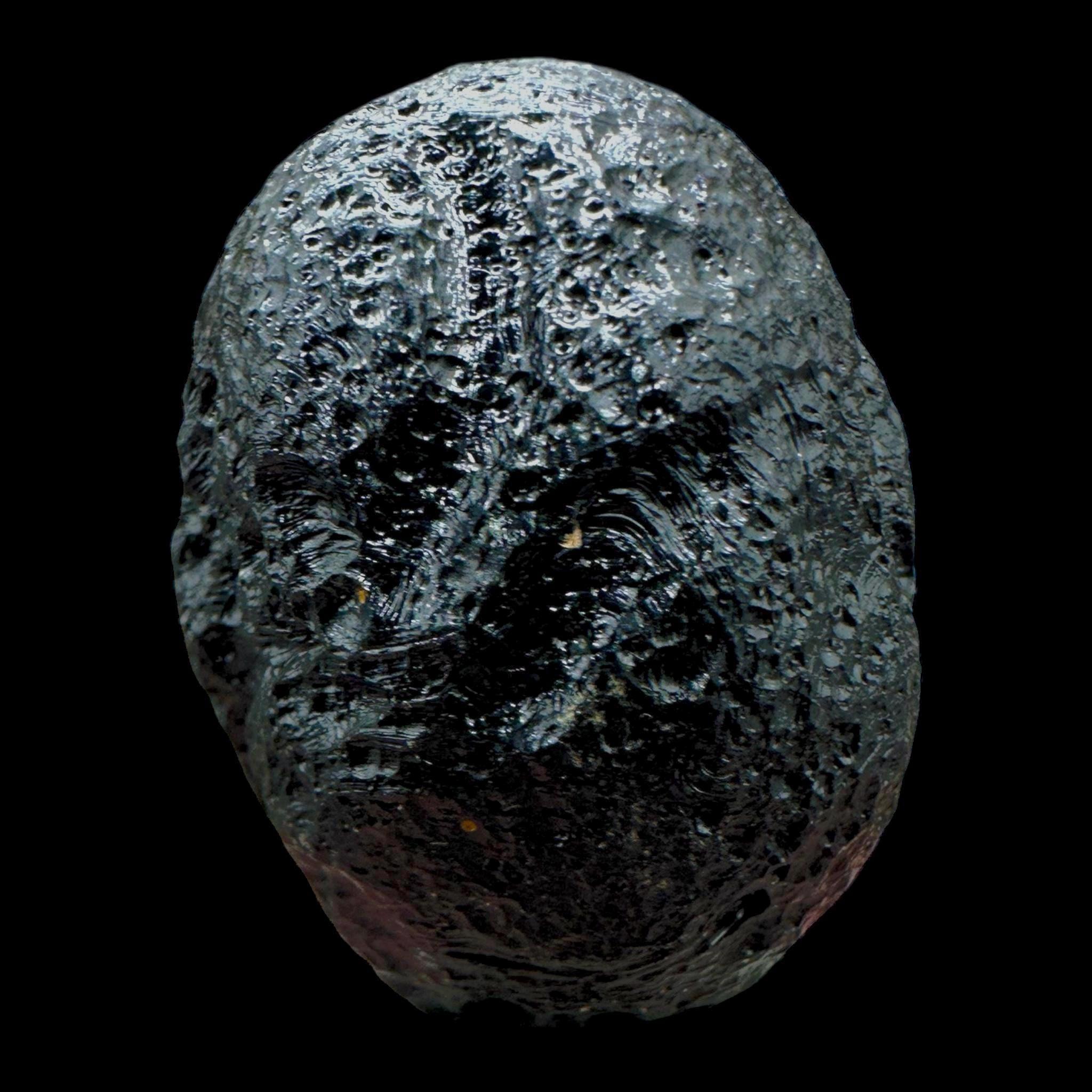 Black meteorite tektite from philippines, natural bicolite impact glass for collectors, spiritual healing or home decor - Image 8