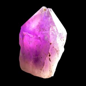 Ametrine crystal point, large raw a grade quartz from bolivia, rare bicolour crystal, fine mineral specimen, statement piece for display