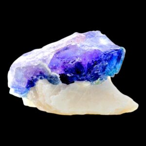 Fluorite and calcite with pyrite inclusions with blue fluorescence natural fluorite specimen for collectors, spiritual alter or home decor