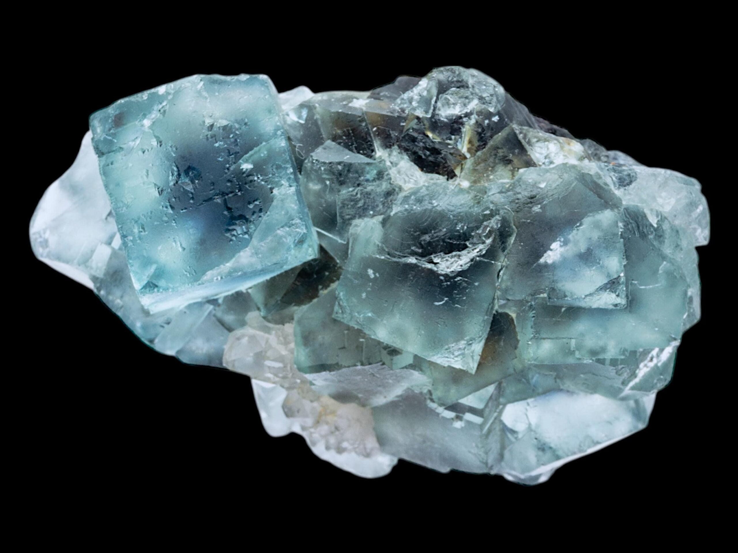 Blue fluorite crystal, fluorite mineral specimen, UV reactive fluorite, Okorusu Fluorite from Namibia