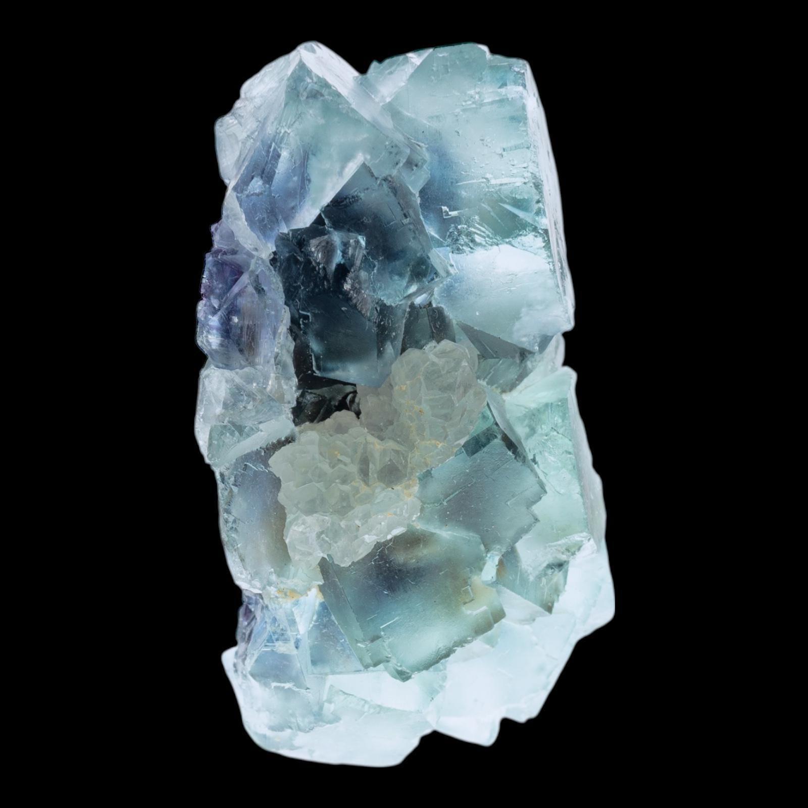 Blue fluorite crystal, fluorite mineral specimen, UV reactive fluorite, Okorusu Fluorite from Namibia - Image 4