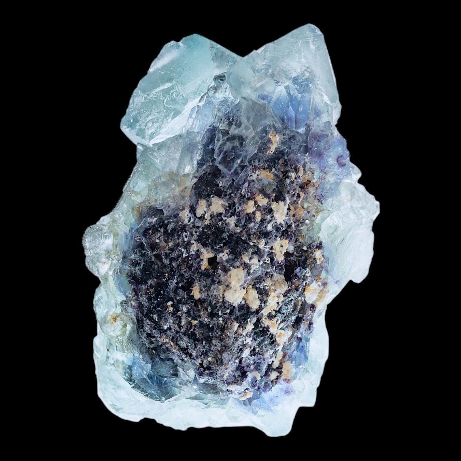 Blue fluorite crystal, fluorite mineral specimen, UV reactive fluorite, Okorusu Fluorite from Namibia - Image 5
