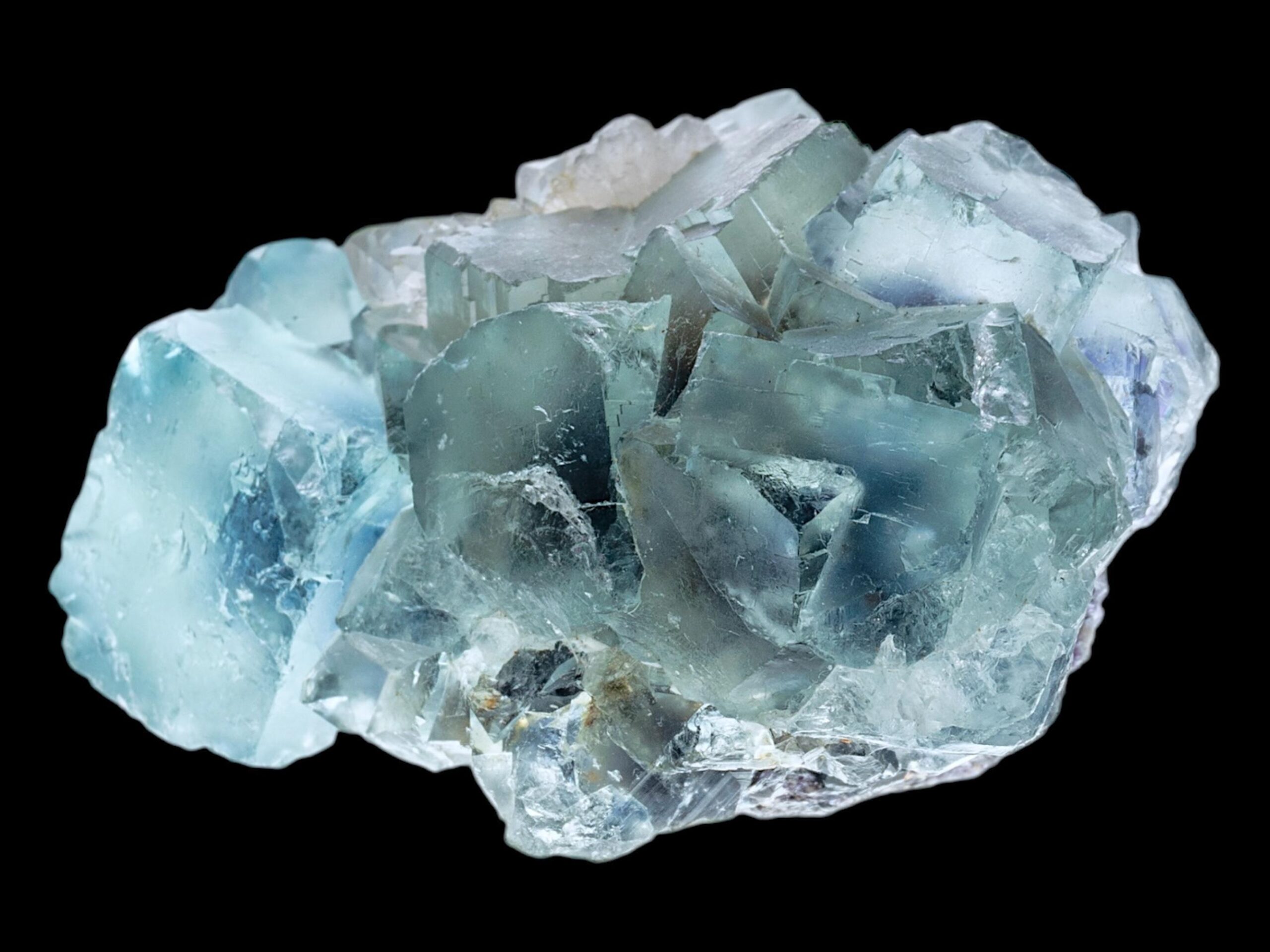 Blue fluorite crystal, fluorite mineral specimen, UV reactive fluorite, Okorusu Fluorite from Namibia - Image 8