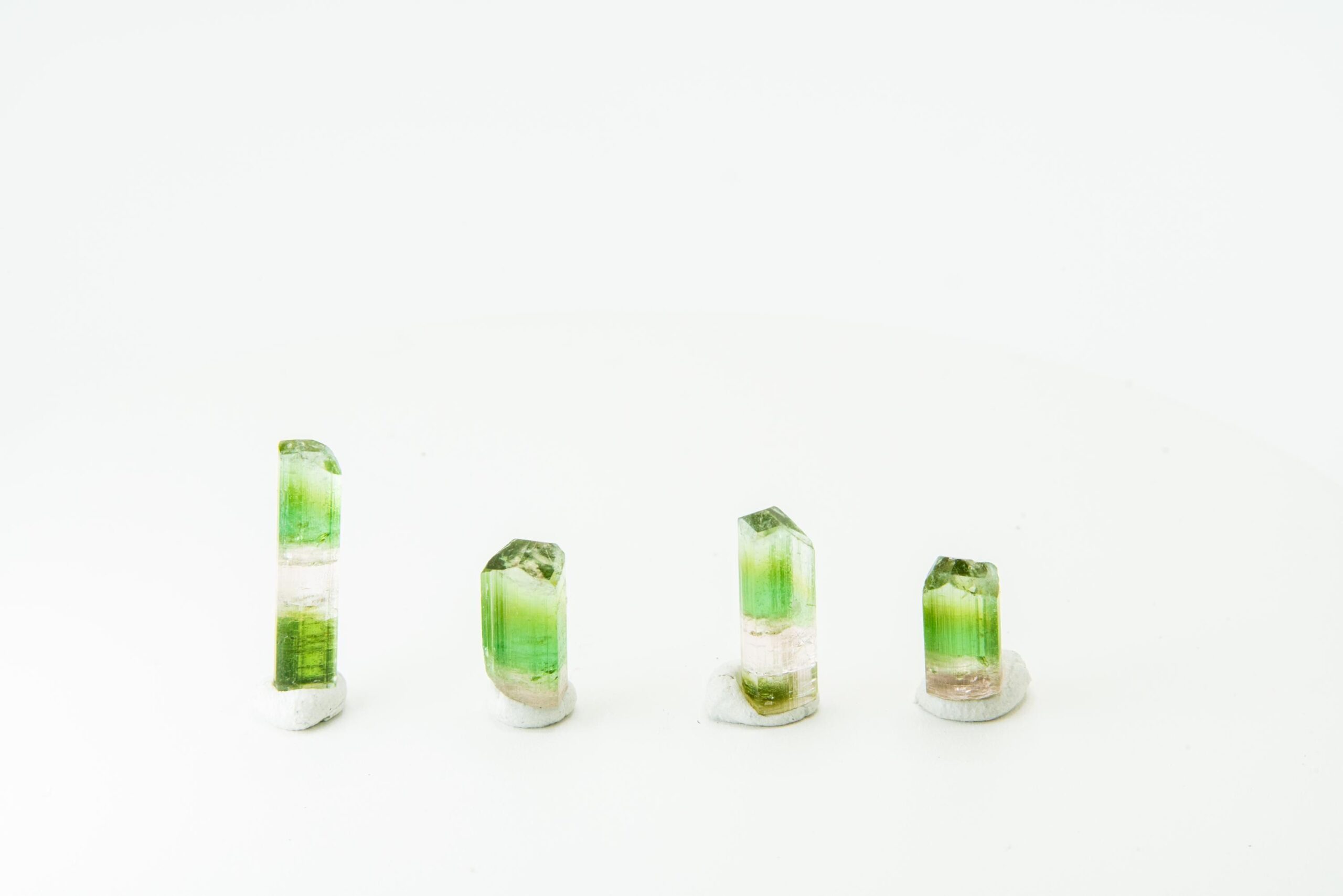 Green and pink tourmaline crystals, natural raw tourmaline from afghanistan, terminated tourmaline for collectors and healing crystal gifts - Image 8