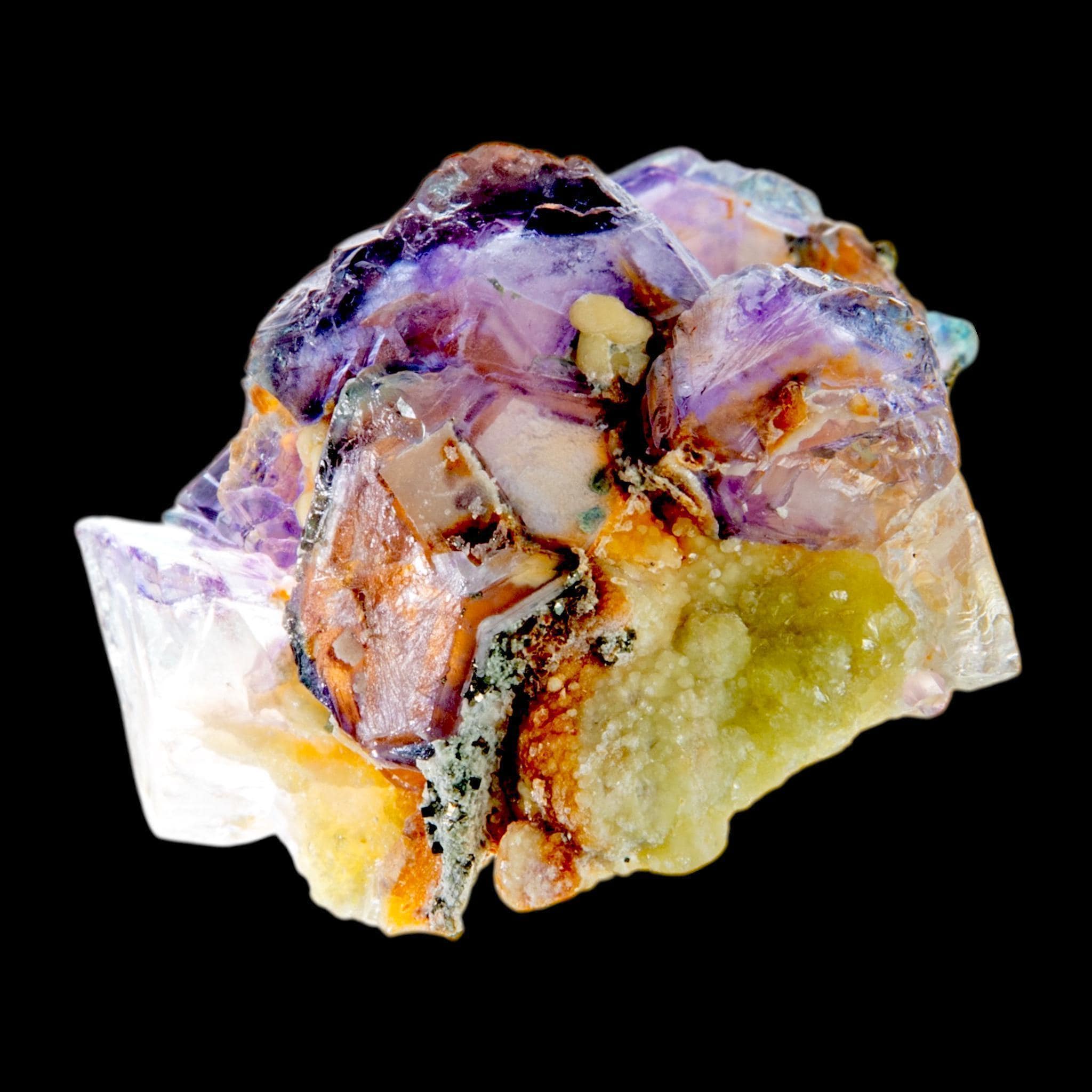 Chinese fluorite crystal mineral specimen for display, natural fluorite mineral specimen for collectors - Image 3