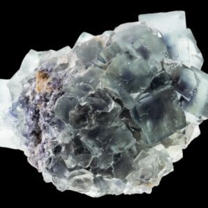 Fluorite cluster, blue fluorite crystal, cubic fluorite specimen, raw fluorite, natural fluorite, okorusu fluorite for collectors
