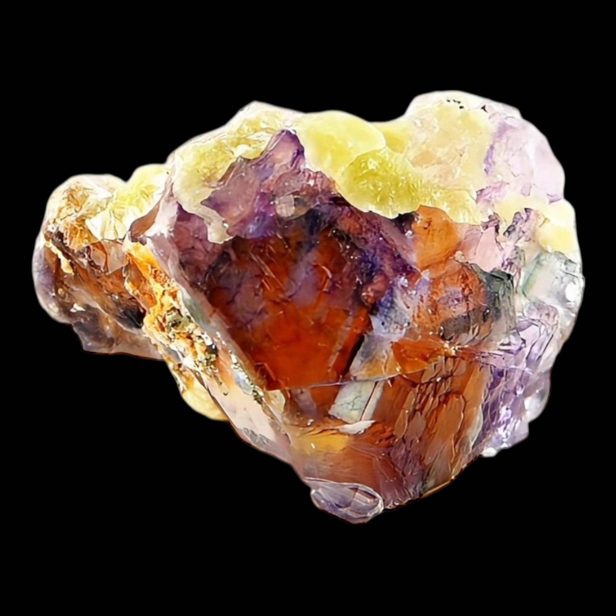 Chinese fluorite crystal and mineral specimen for desk display, natural fluorite specimen and uv reactive for collectors - Image 3