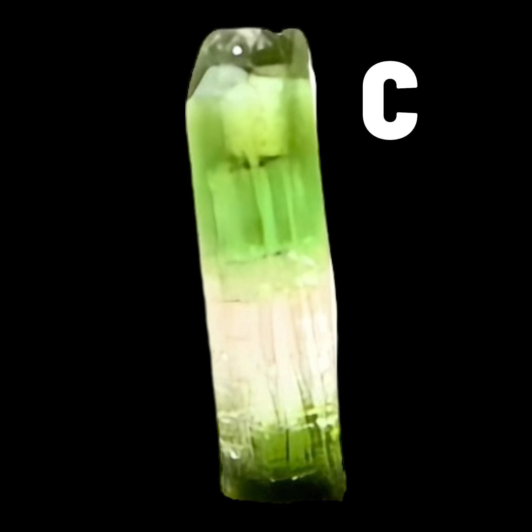Green and pink tourmaline crystals, natural raw tourmaline from afghanistan, terminated tourmaline for collectors and crystal gifts - Image 6
