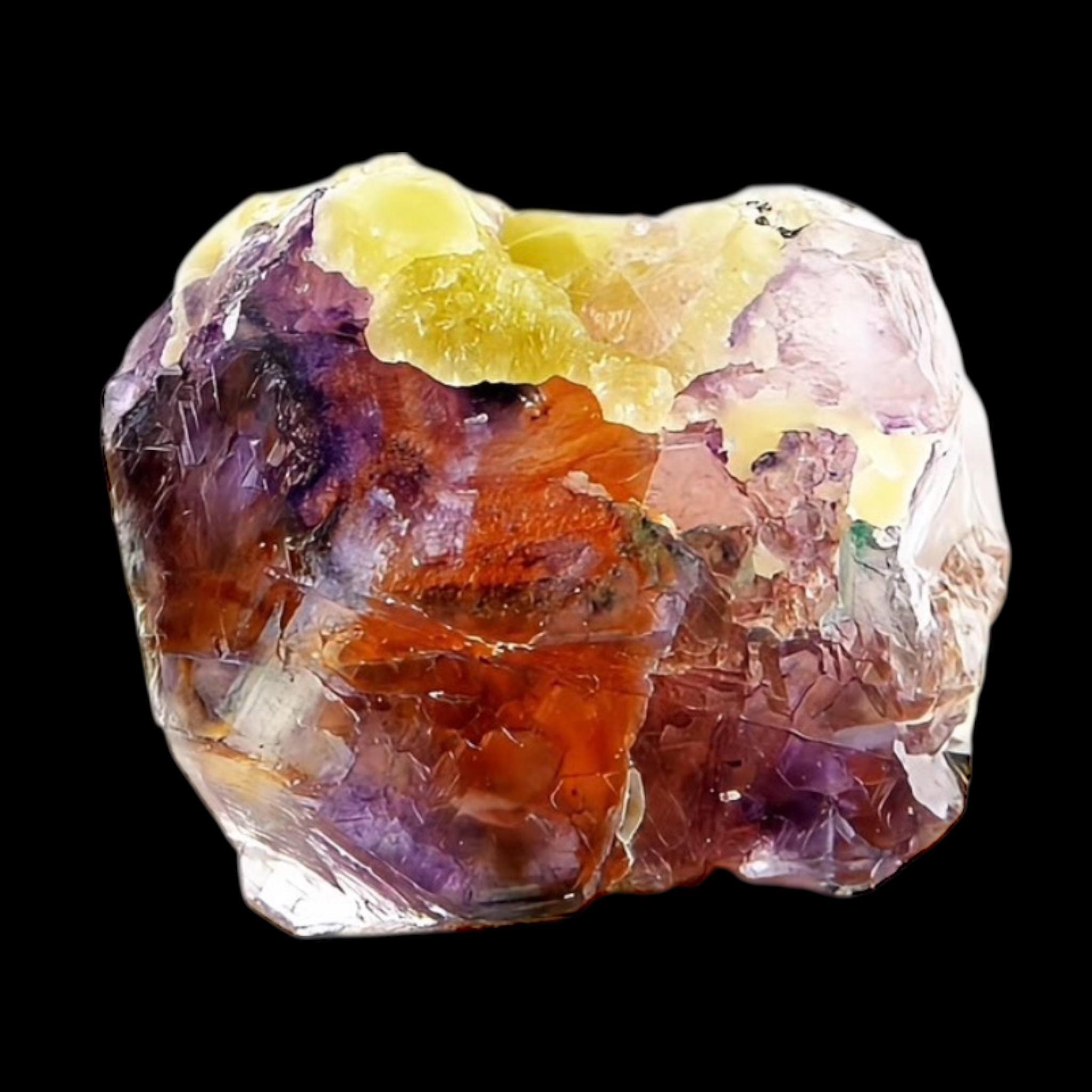 Chinese fluorite crystal and mineral specimen for desk display, natural fluorite specimen and uv reactive for collectors - Image 5