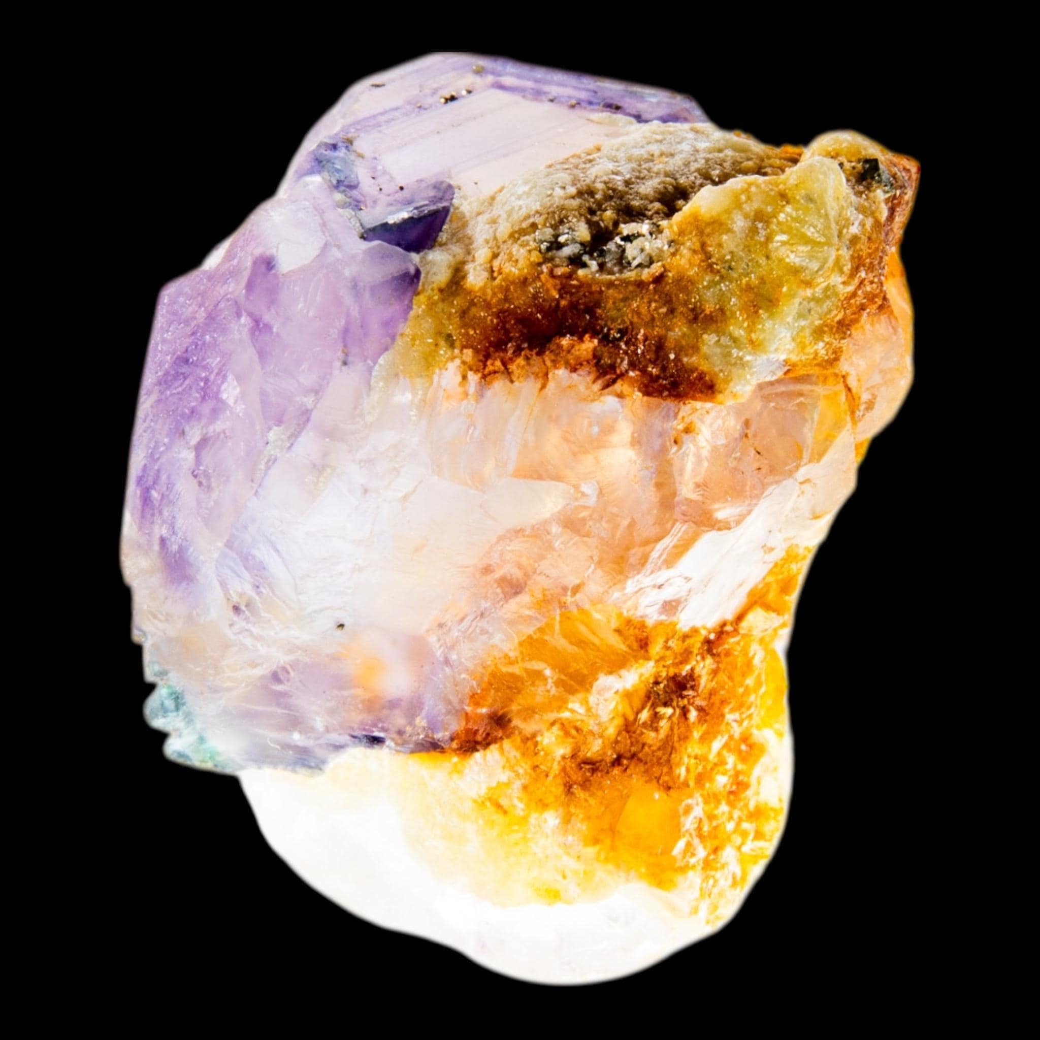 Fluorite crystal specimen on matrix for display, natural cubic fluorite for collectors, small display piece - Image 2