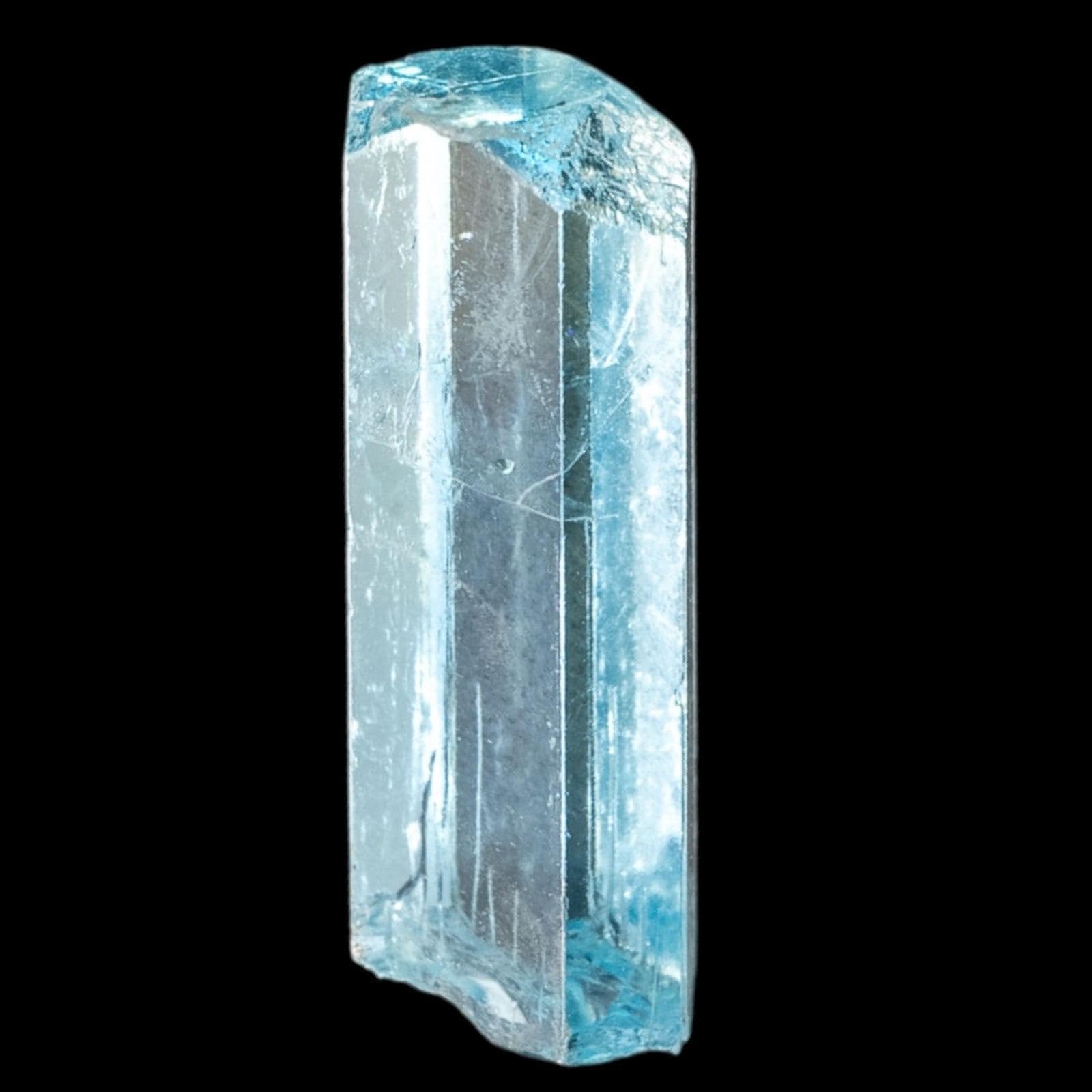 Raw aquamarine crystal from vietnam, natural blue beryl with termination, march birthstone, high clarity crystal for jewellery or display - Image 4