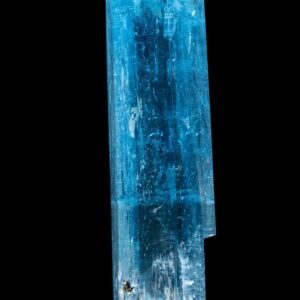 Aquamarine deep blue natural raw unpolished crystal from thanh hoa province vietnam, premium quality terminated aquamarine specimen