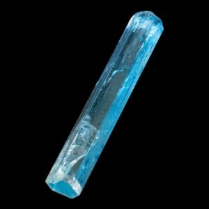 Aquamarine crystal deep blue colour from vietnam, rare premium quality aquamarine with termination perfect for wire wrapping