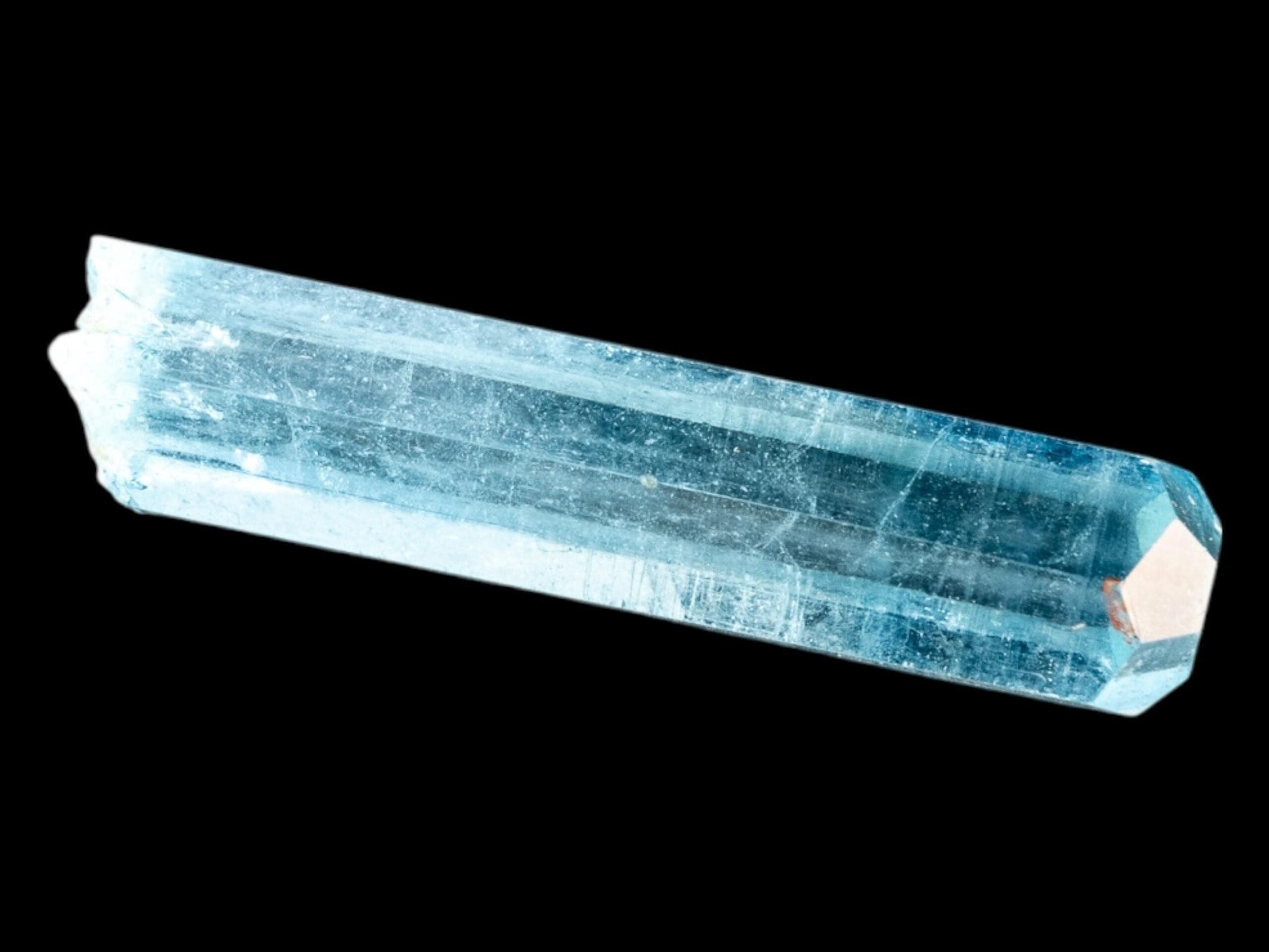 Aquamarine crystal from vietnam, rare high-quality mineral, meditation spiritual crystal, natural blue raw aquamarine, crystal gift for her - Image 4