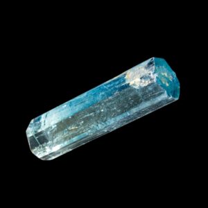 Aquamarine crystal from vietnam, natural aquamarine with termination, vibrant blue aquamarine, march birthstone, collectors mineral gift