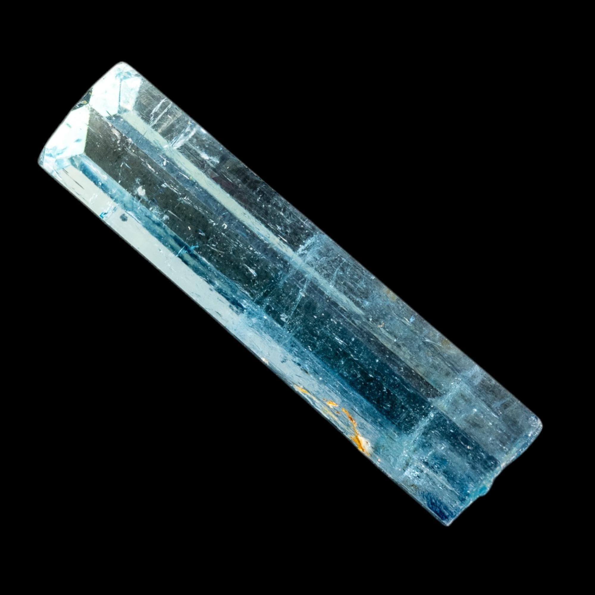Aquamarine crystal from vietnam, natural aquamarine with termination, vibrant blue aquamarine, march birthstone, collectors mineral gift - Image 3