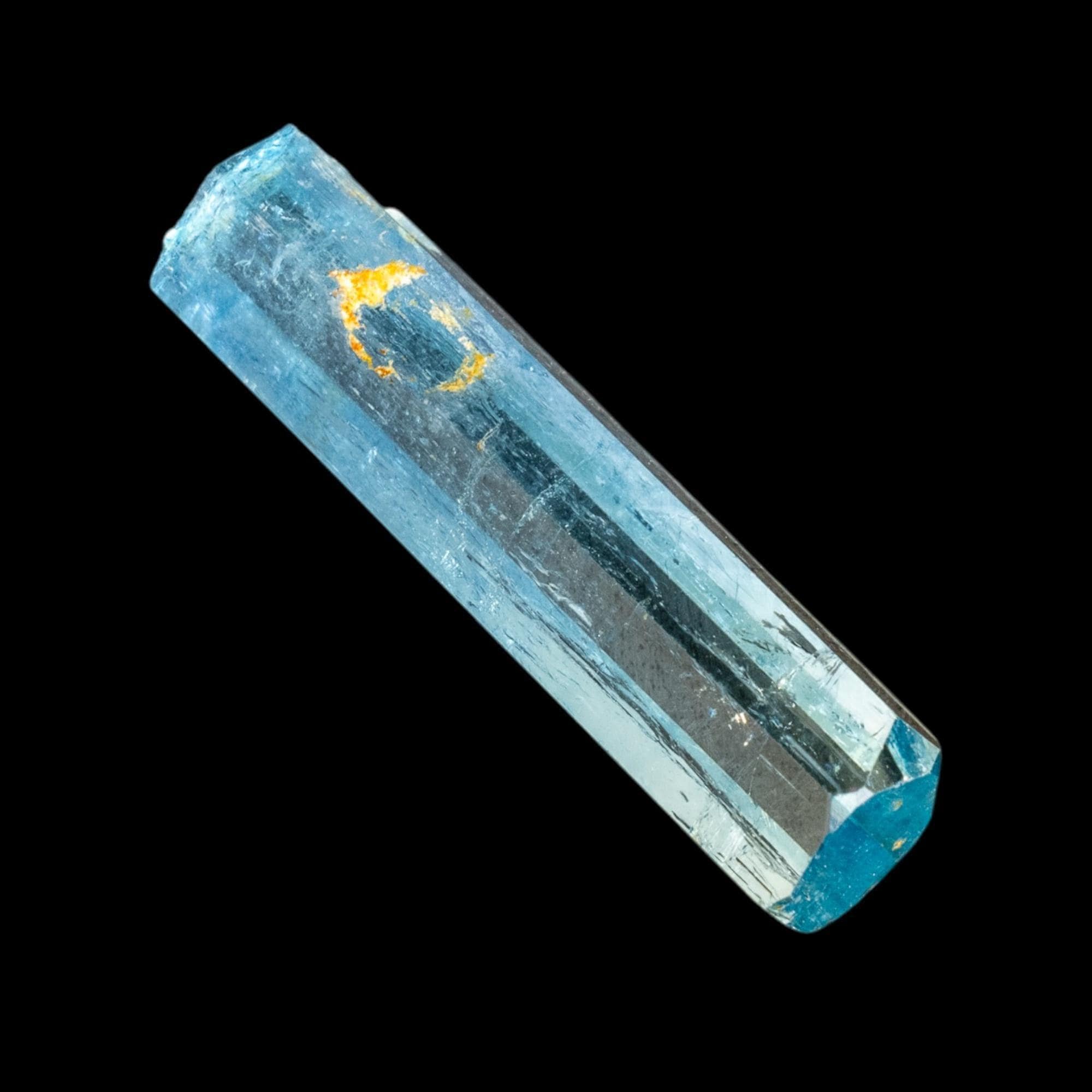 Aquamarine crystal from vietnam, natural aquamarine with termination, vibrant blue aquamarine, march birthstone, collectors mineral gift - Image 4