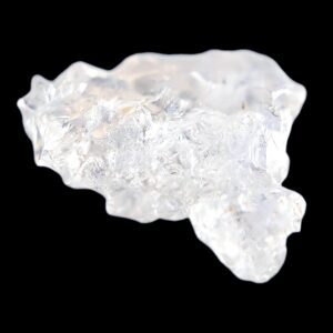 Pollucite crystal, rare caesium mineral from pakistan, naturally etched clear crystal, pegmatite mineral specimen
