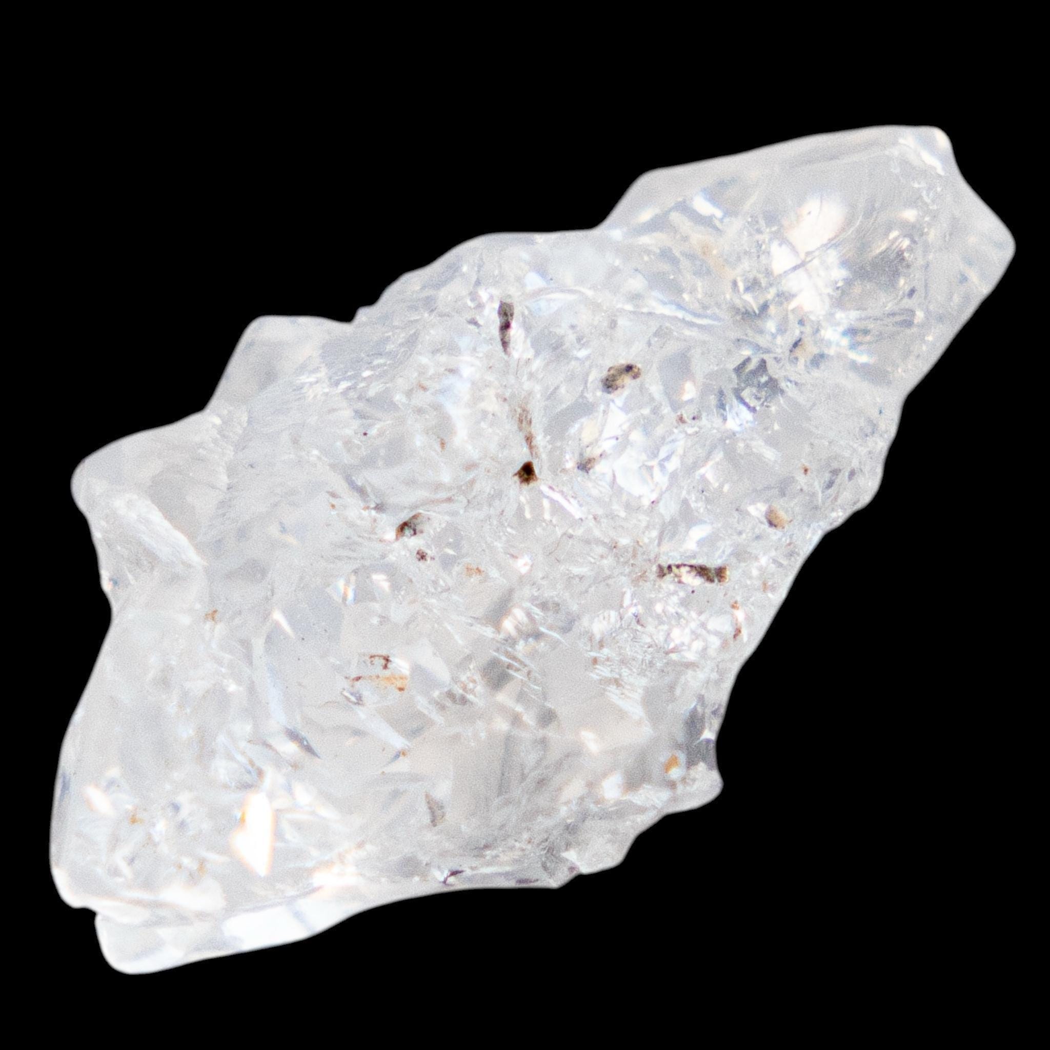 Pollucite crystal, clear etched pollucite mineral specimen from pakistan, rare collector crystal, ideal for thumbnail collectors