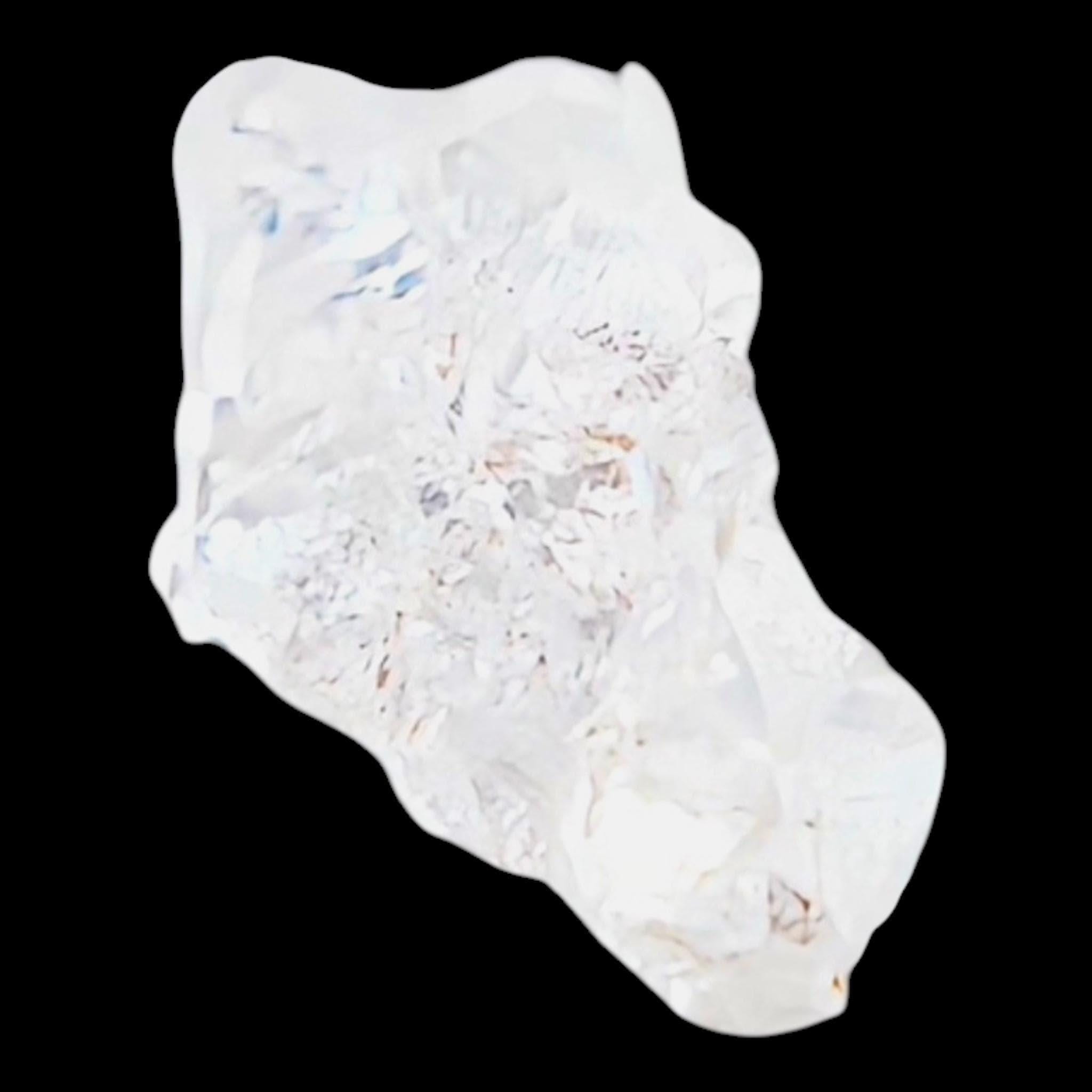 Pollucite crystal, clear etched pollucite mineral specimen from pakistan, rare collector crystal, ideal for thumbnail collectors - Image 2