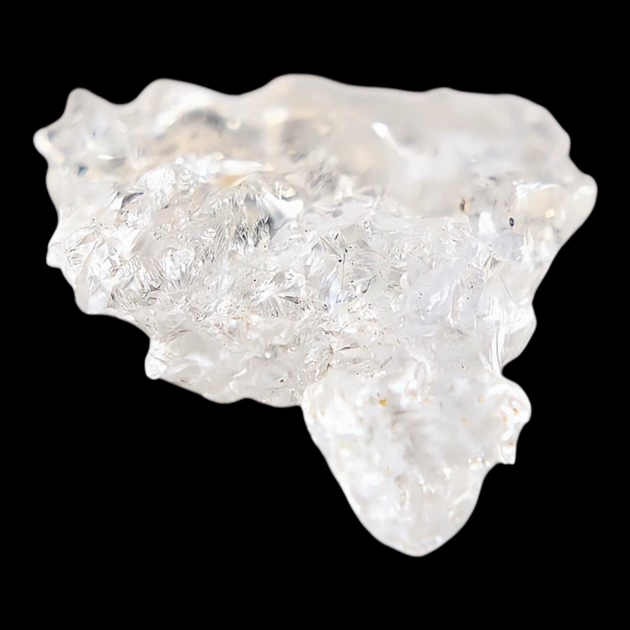 Pollucite crystal, rare caesium mineral from pakistan, naturally etched clear crystal, pegmatite mineral specimen - Image 3